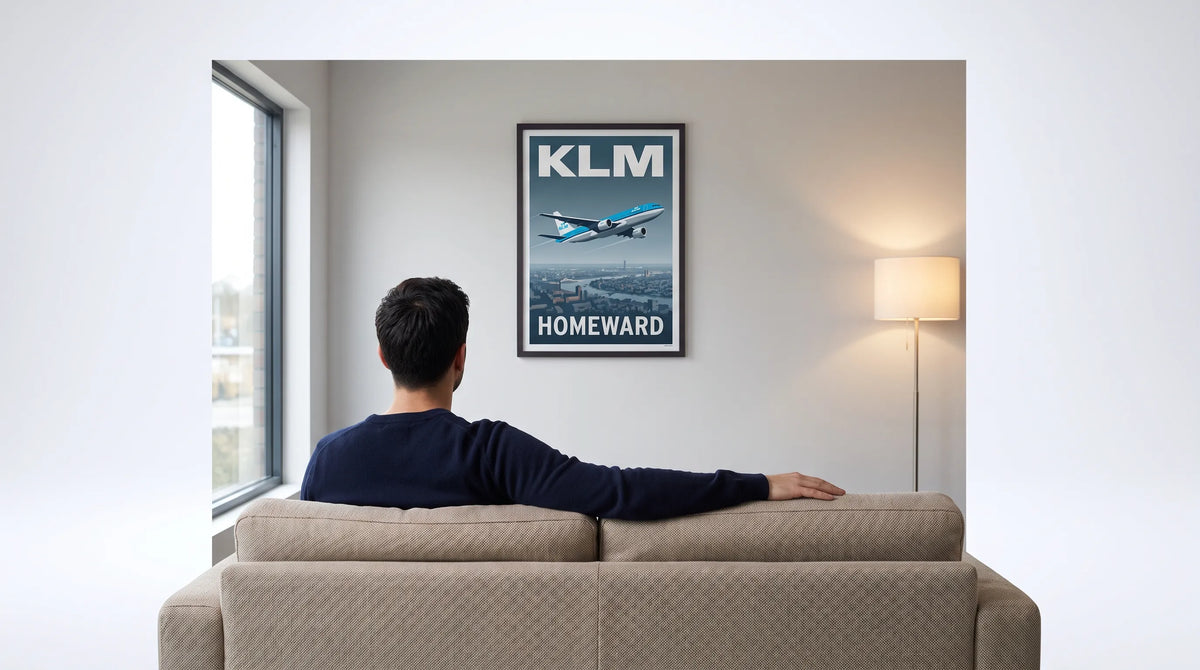How to Hang Living Room Art Prints Above a Sofa