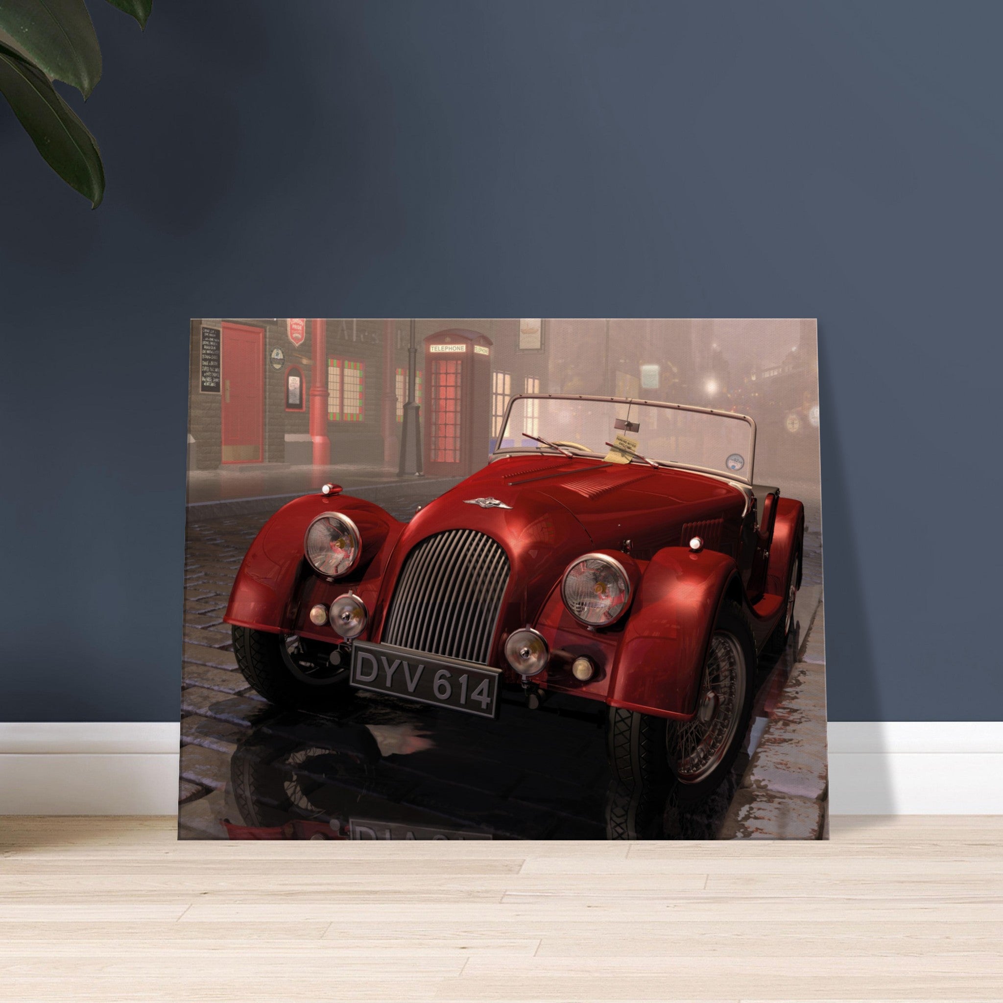 Morgan sports car on the streets of London