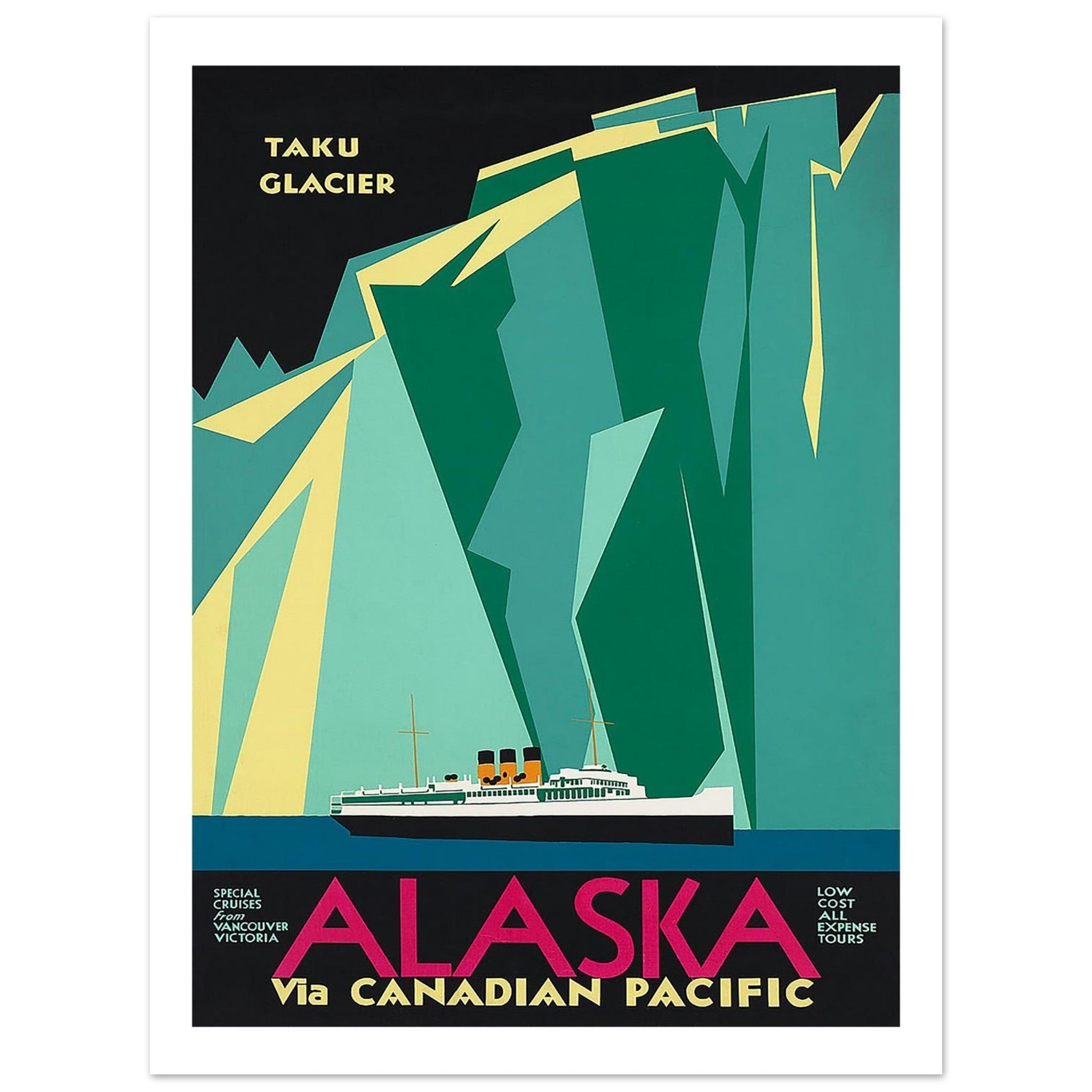 Alaska via Canadian Pacific – Taku Glacier Cruise - Transit Art