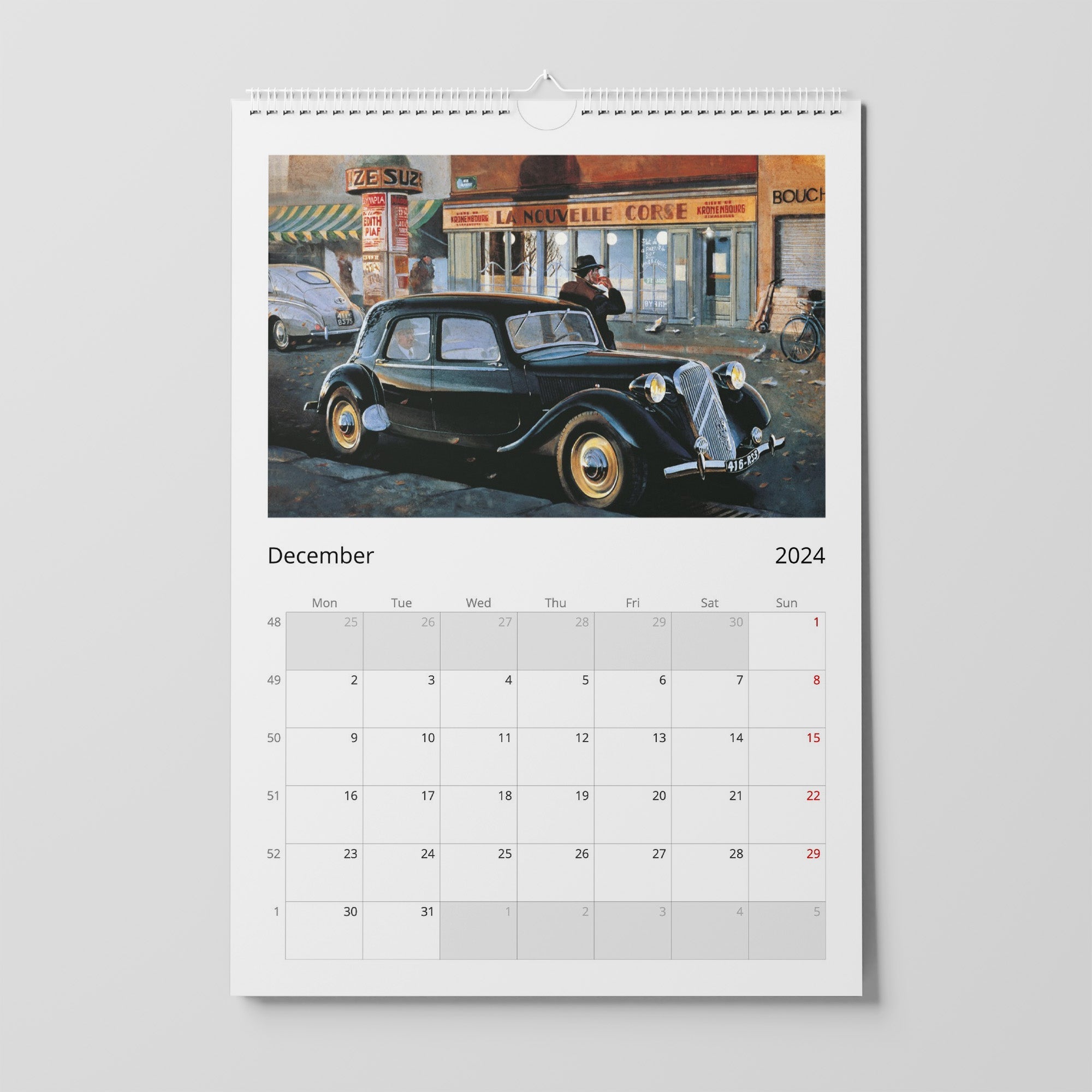 Auto art calendar 2024 - Transit Art