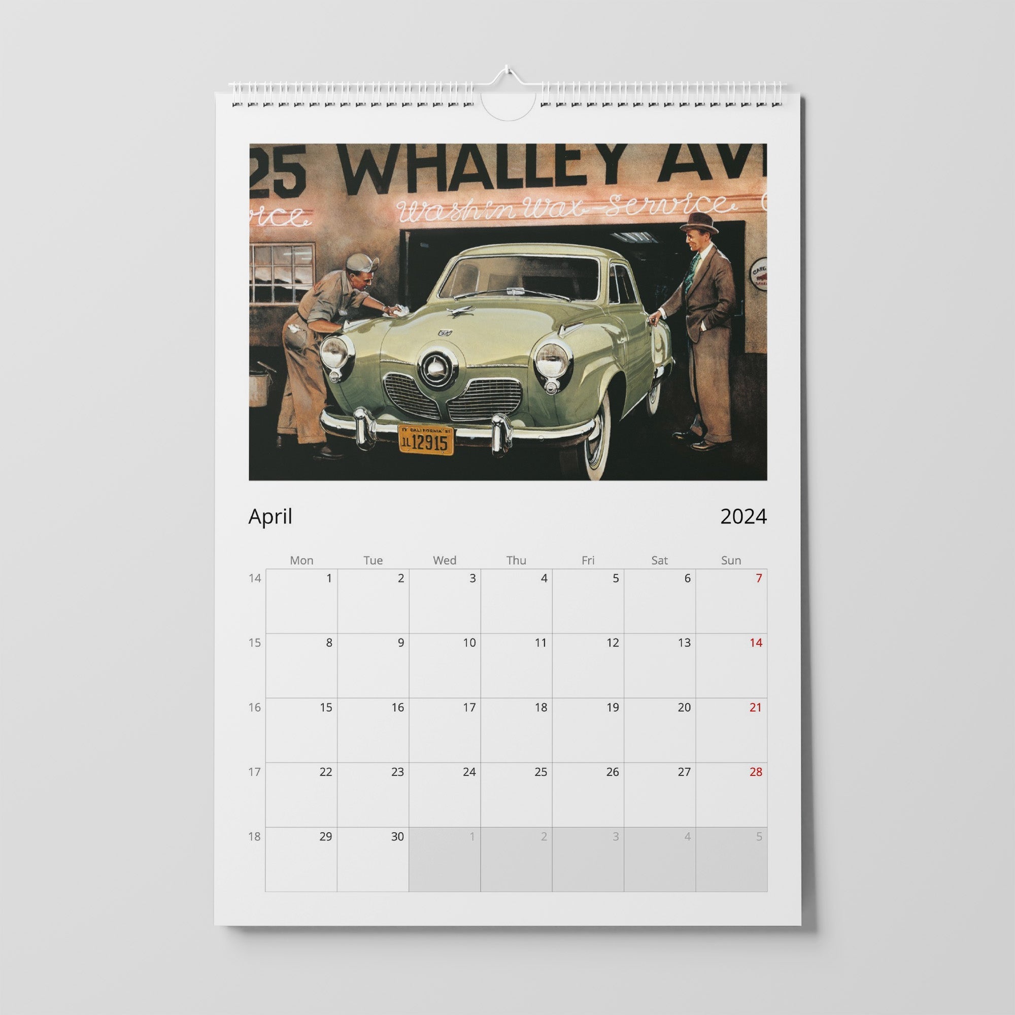 Auto art calendar 2024 - Transit Art