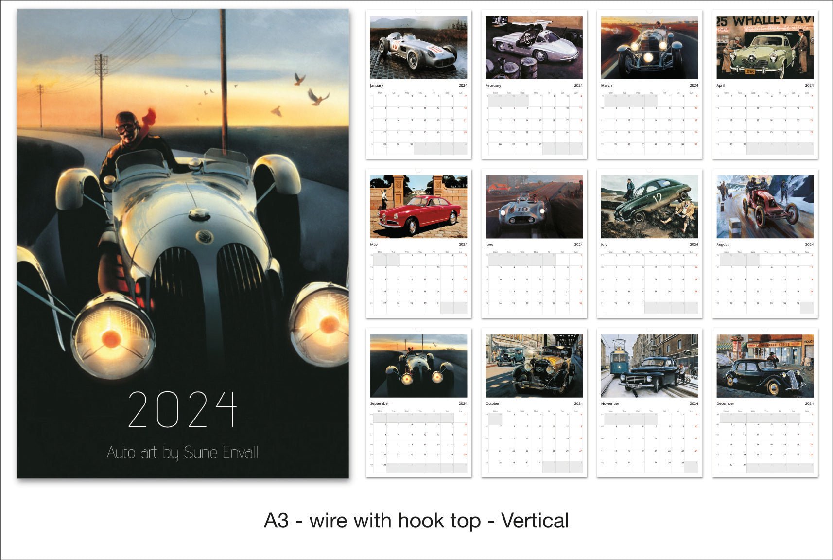 Auto art calendar 2024 - Transit Art