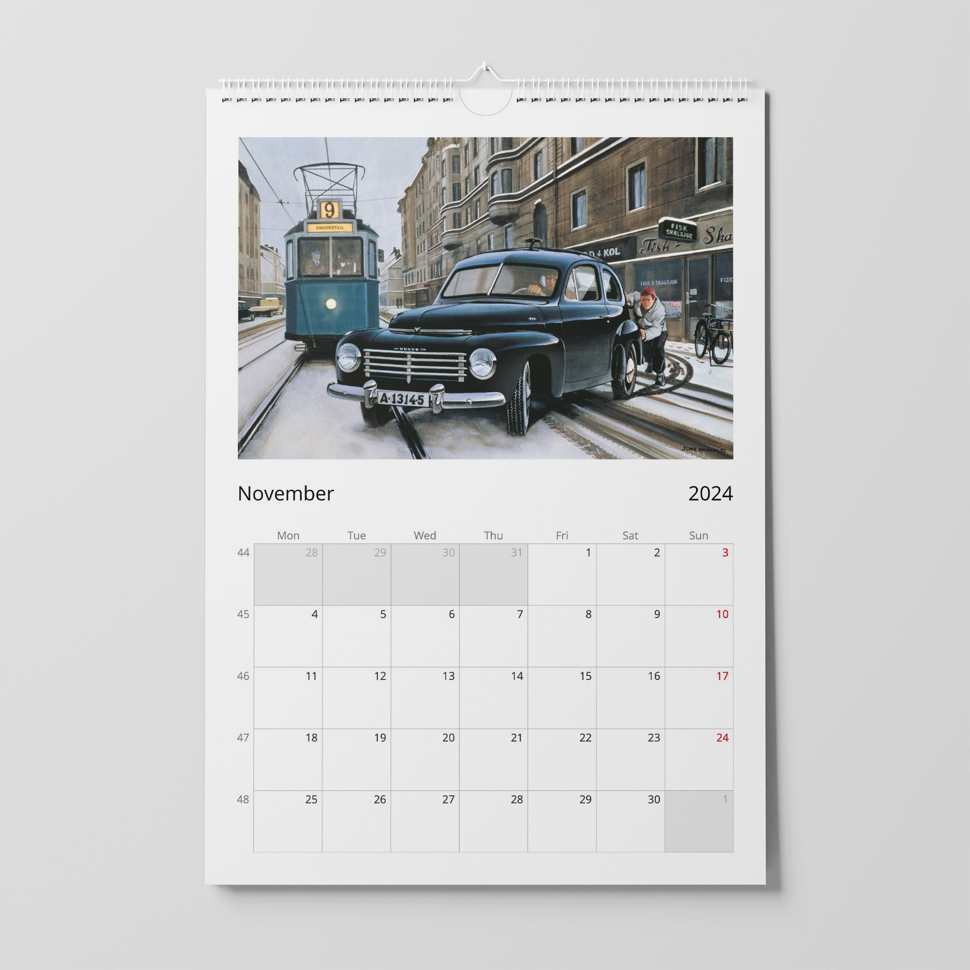 Auto art calendar 2024 - Transit Art
