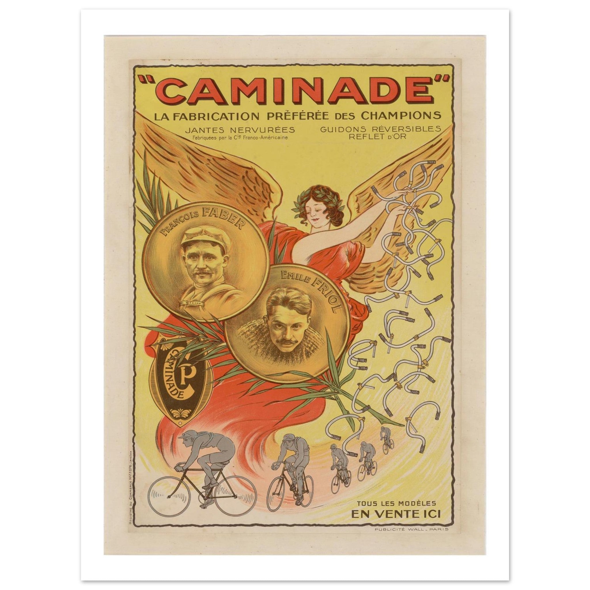 Caminade Bicycles Preferred Choice Of Champions - Transit Art