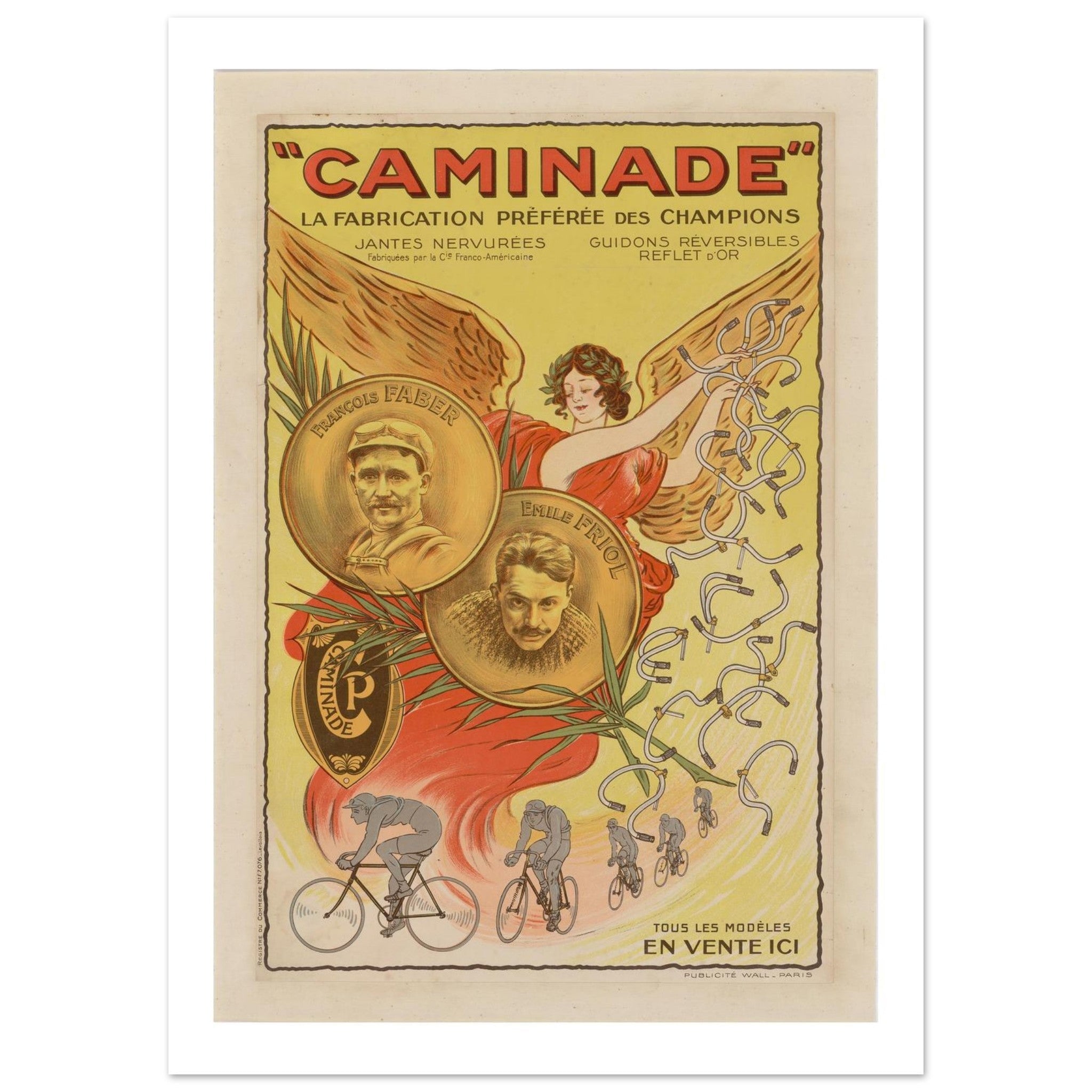 Caminade Bicycles Preferred Choice Of Champions - Transit Art