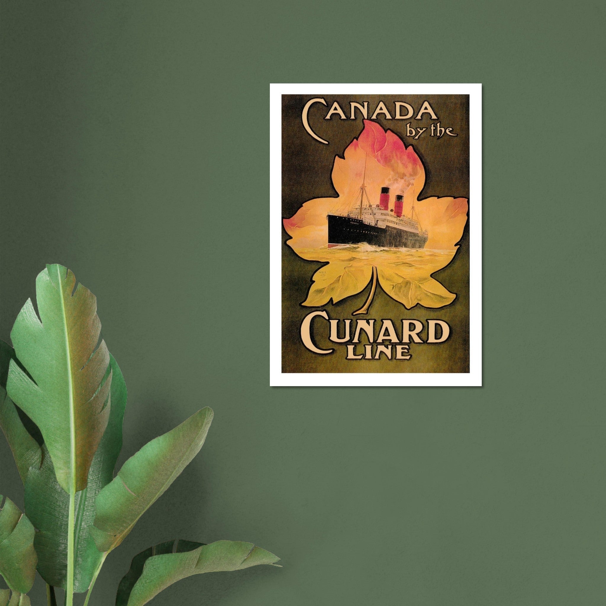 Canada by the Cunard Line Poster - Transit Art