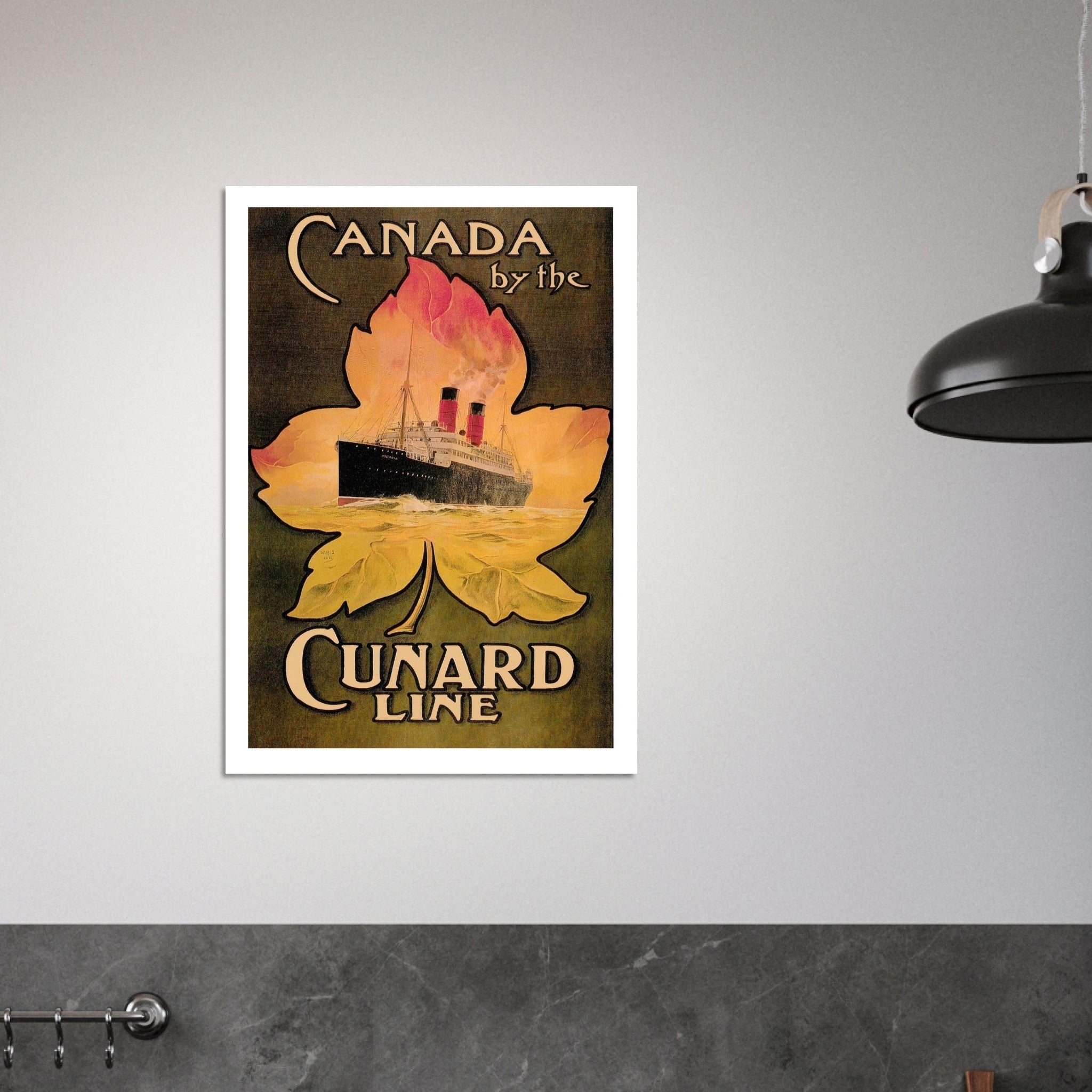 Canada by the Cunard Line Poster - Transit Art