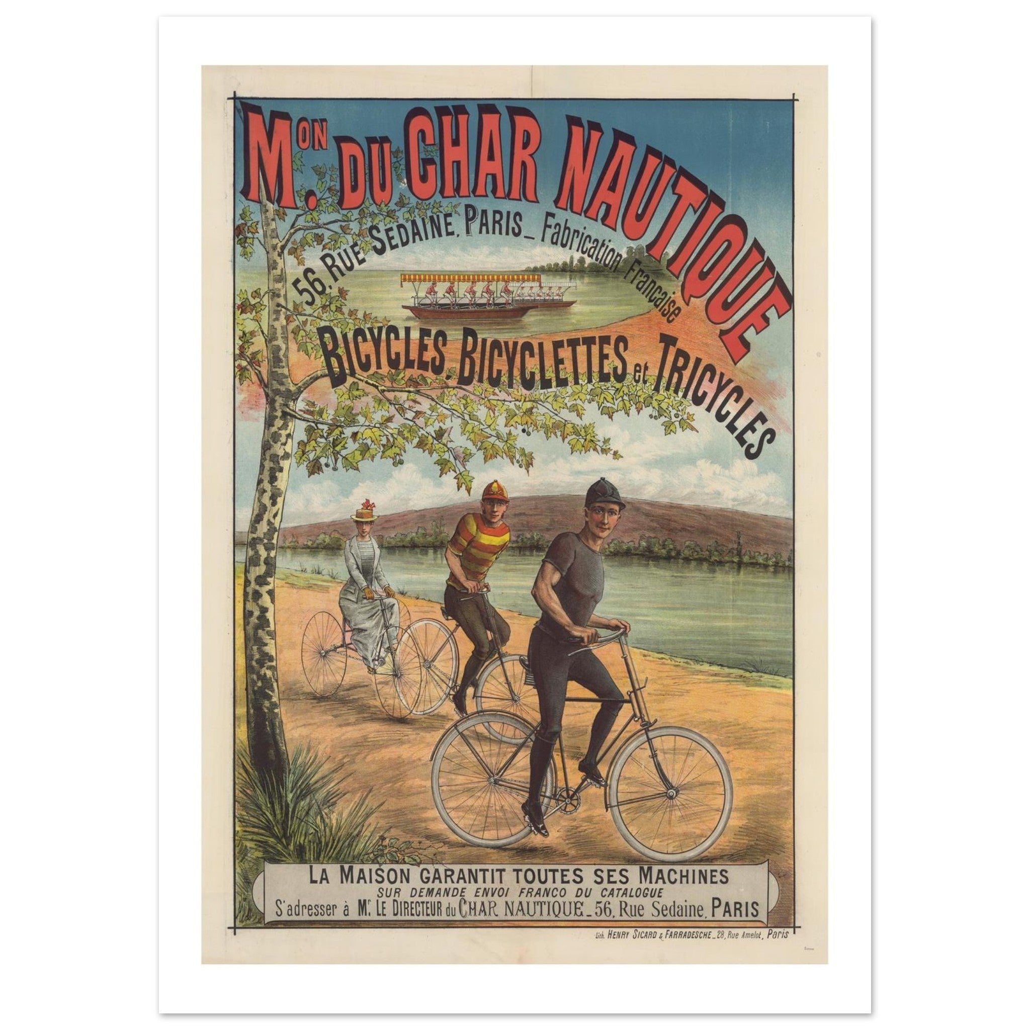 Char Nautique Bicycles: Ride in Style - Transit Art