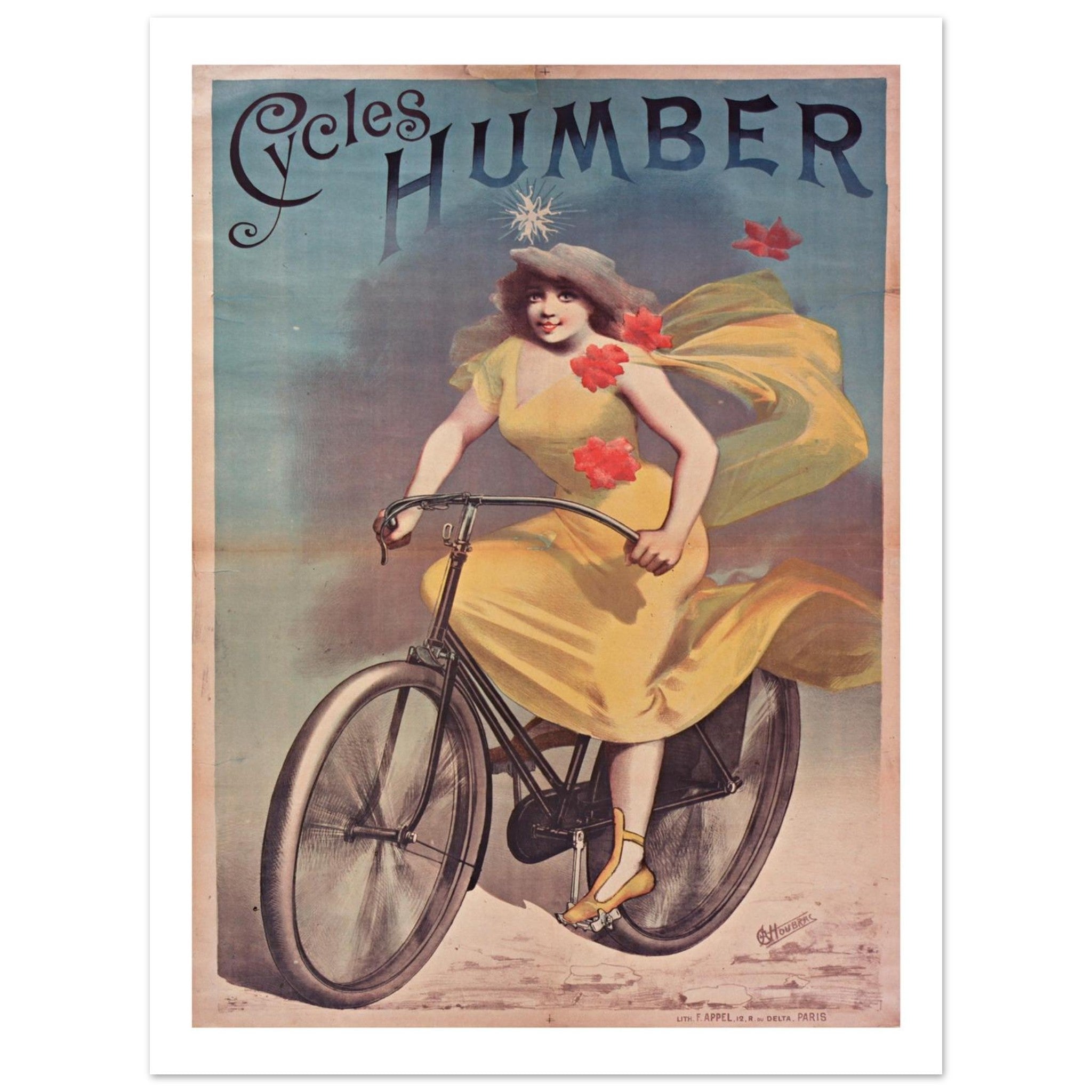 Cycles Humber: A Whirlwind of Elegance - Transit Art