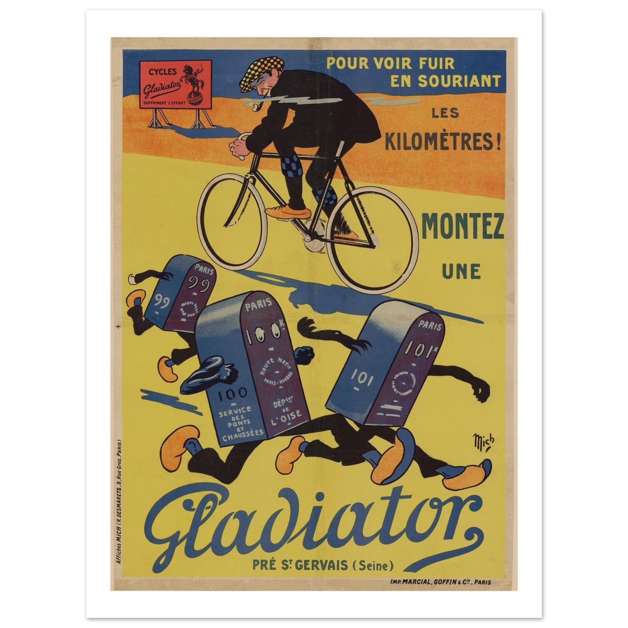 Gladiator Cycles – The Joyful Ride - Transit Art