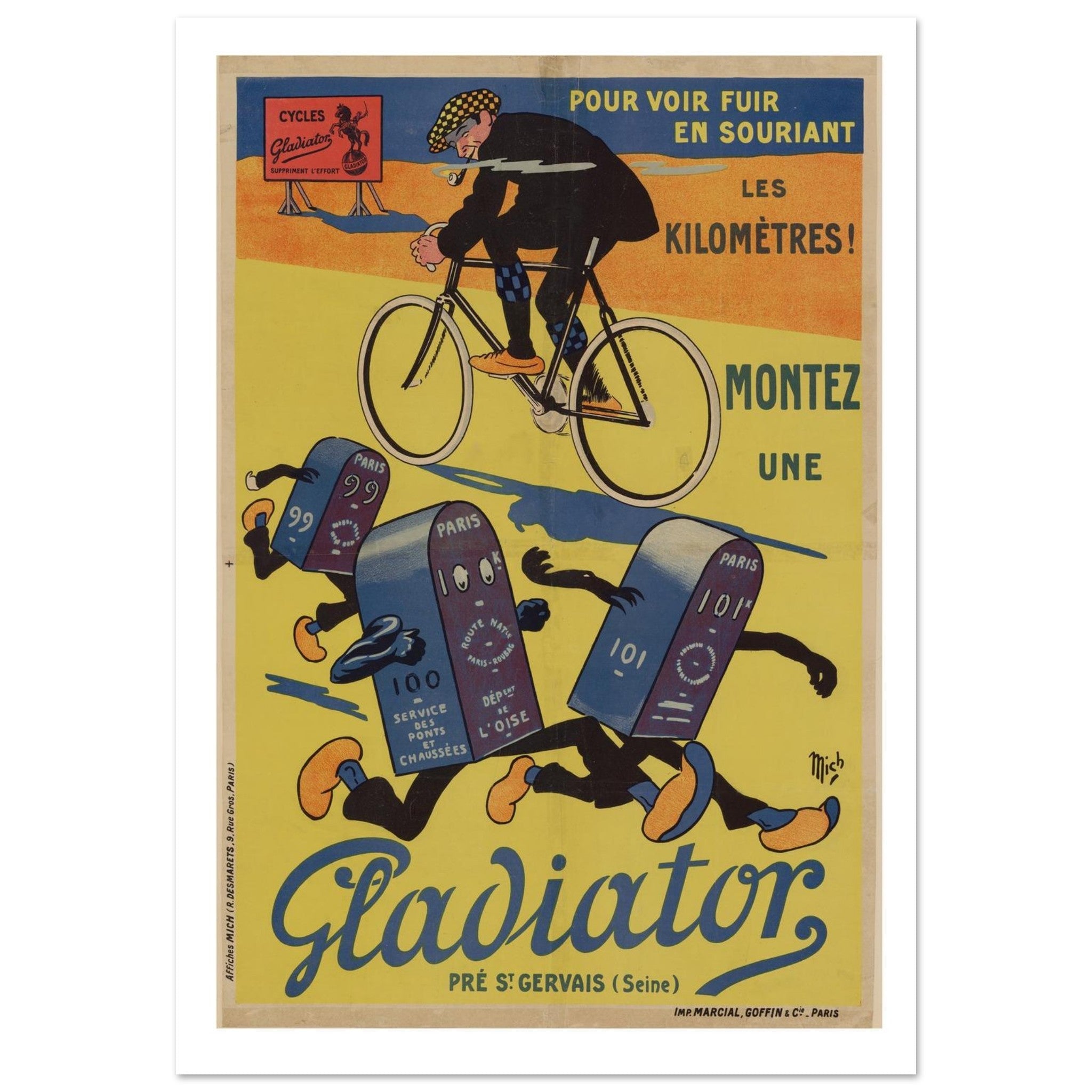 Gladiator Cycles – The Joyful Ride - Transit Art