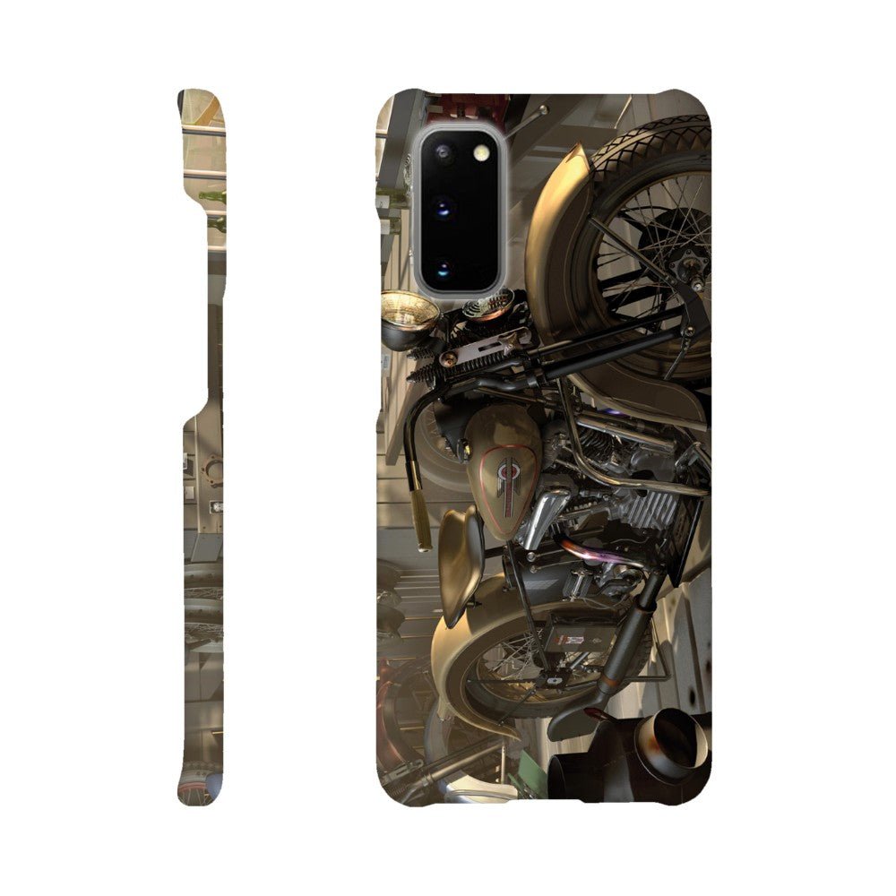 Harley in barn - mobile case - Transit Art