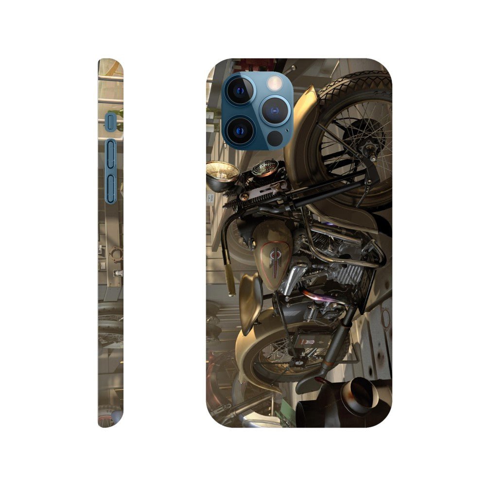 Harley in barn - mobile case - Transit Art