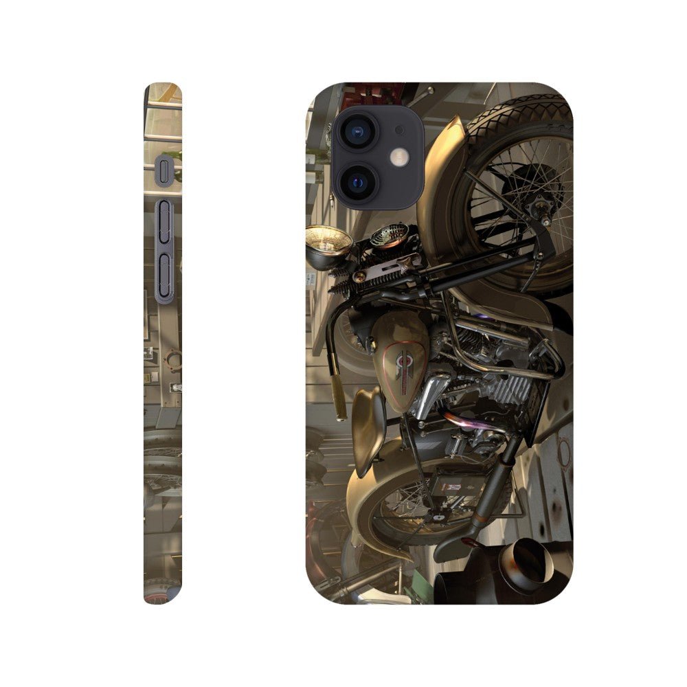 Harley in barn - mobile case - Transit Art