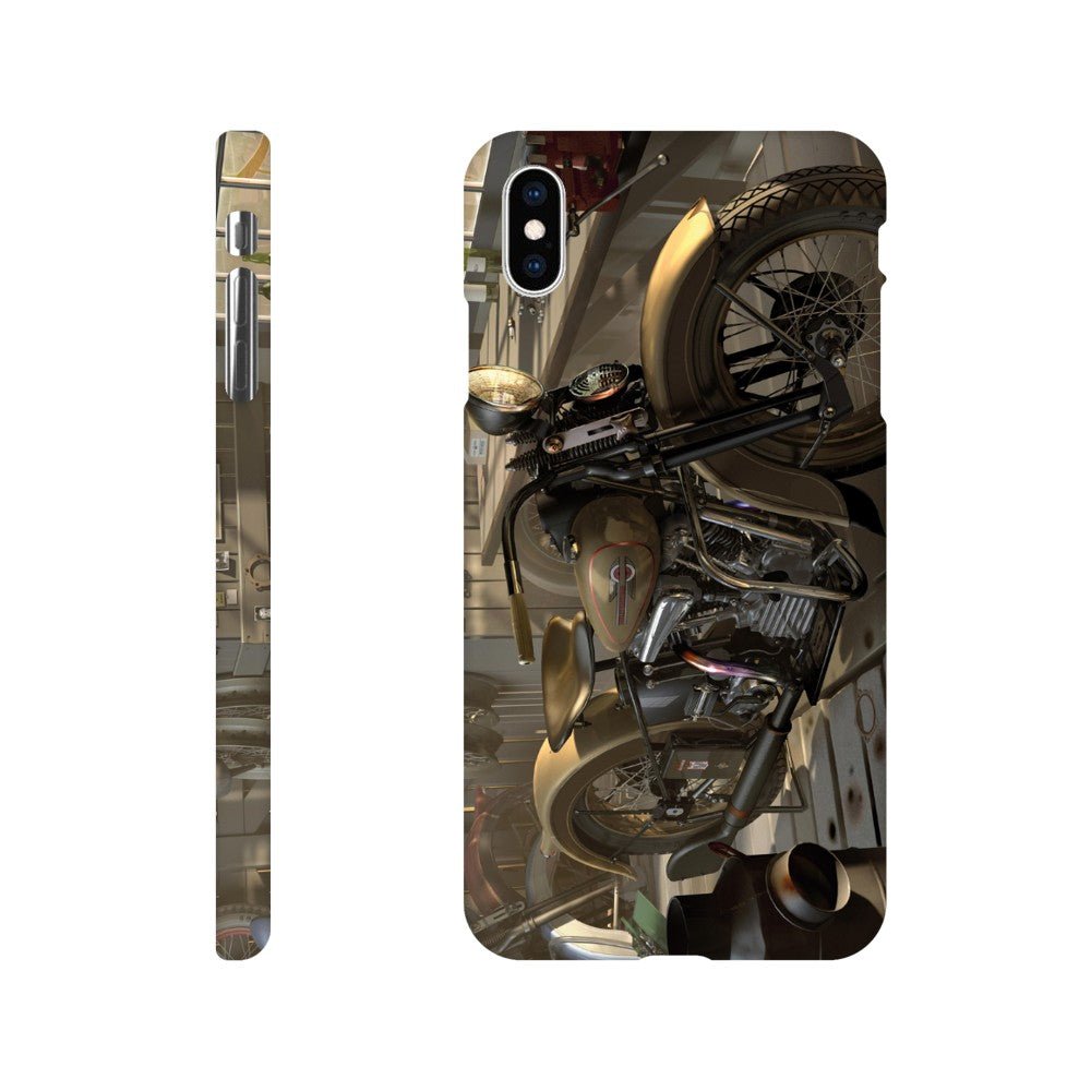 Harley in barn - mobile case - Transit Art