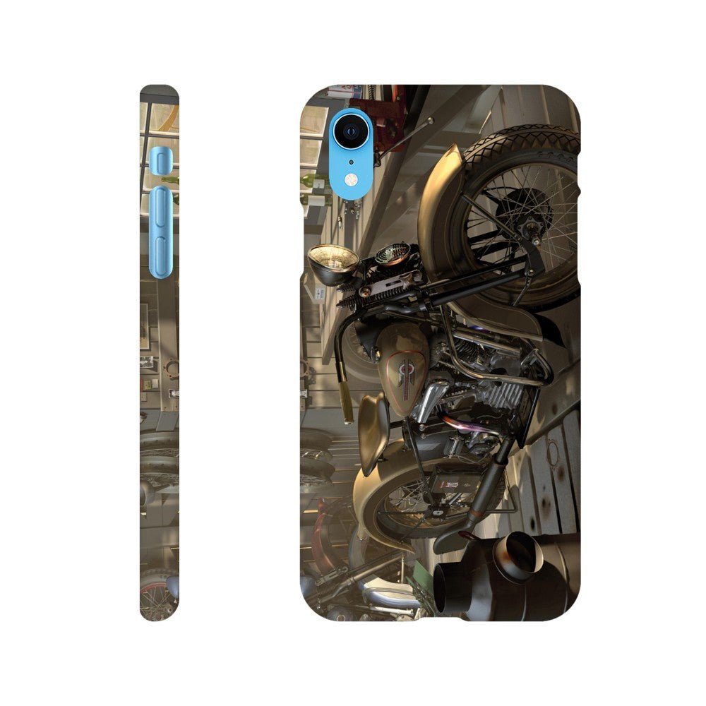 Harley in barn - mobile case - Transit Art