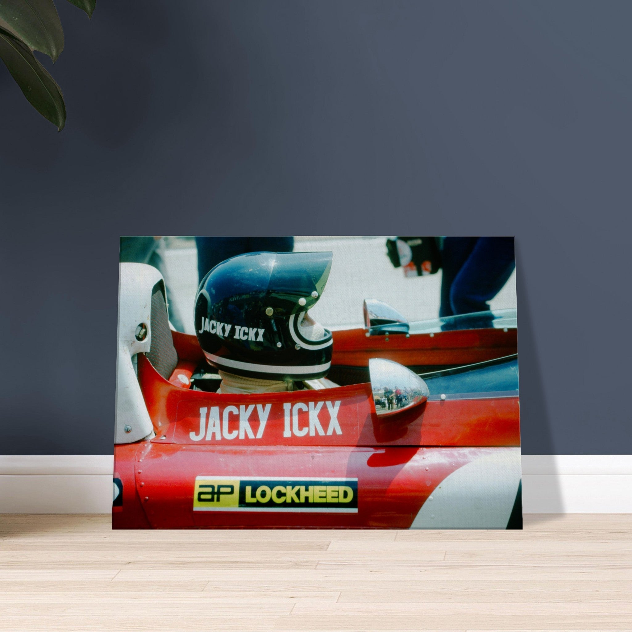 Jacky Ickx at Nürburgring - canvas - Transit Art