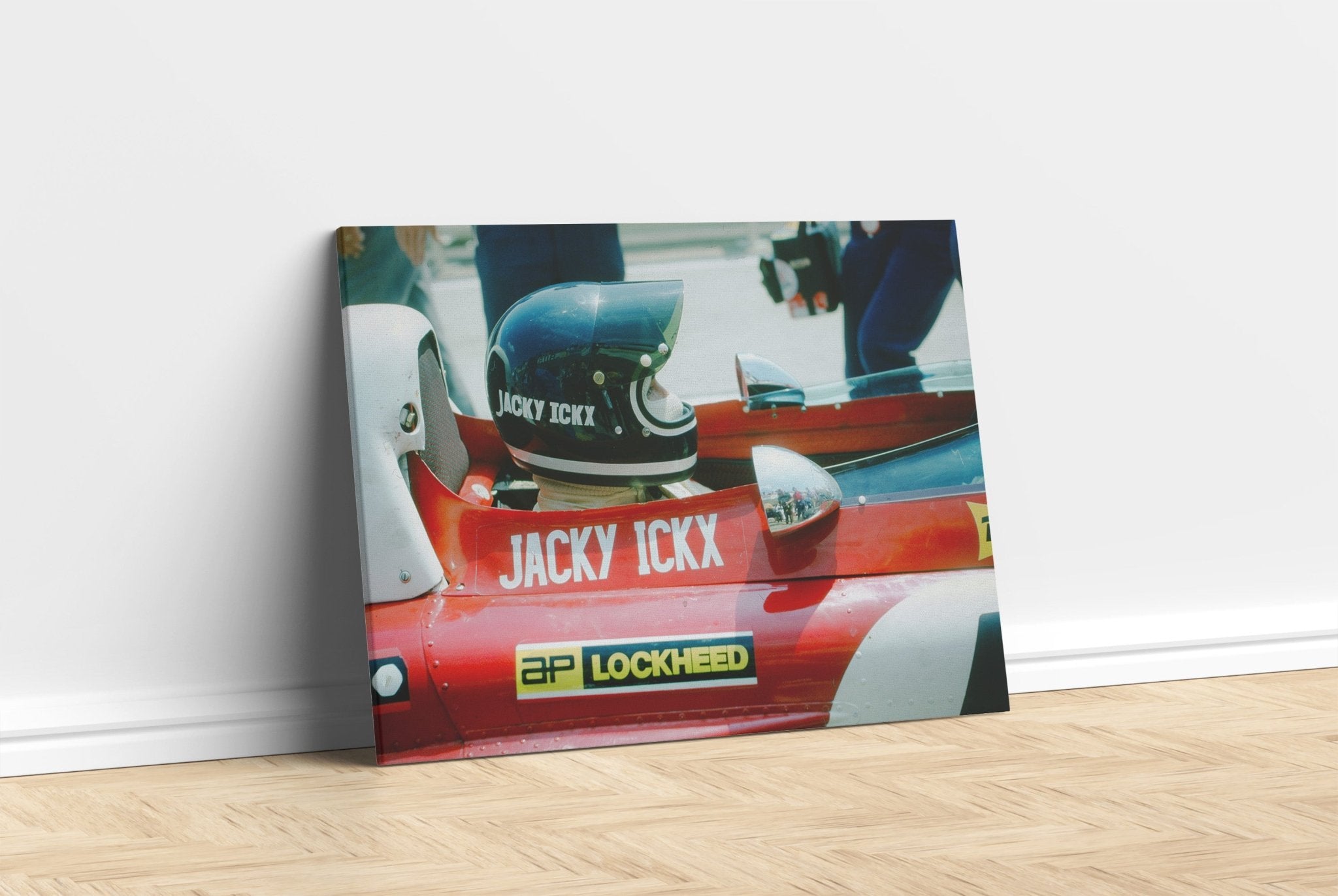 Jacky Ickx at Nürburgring - canvas - Transit Art
