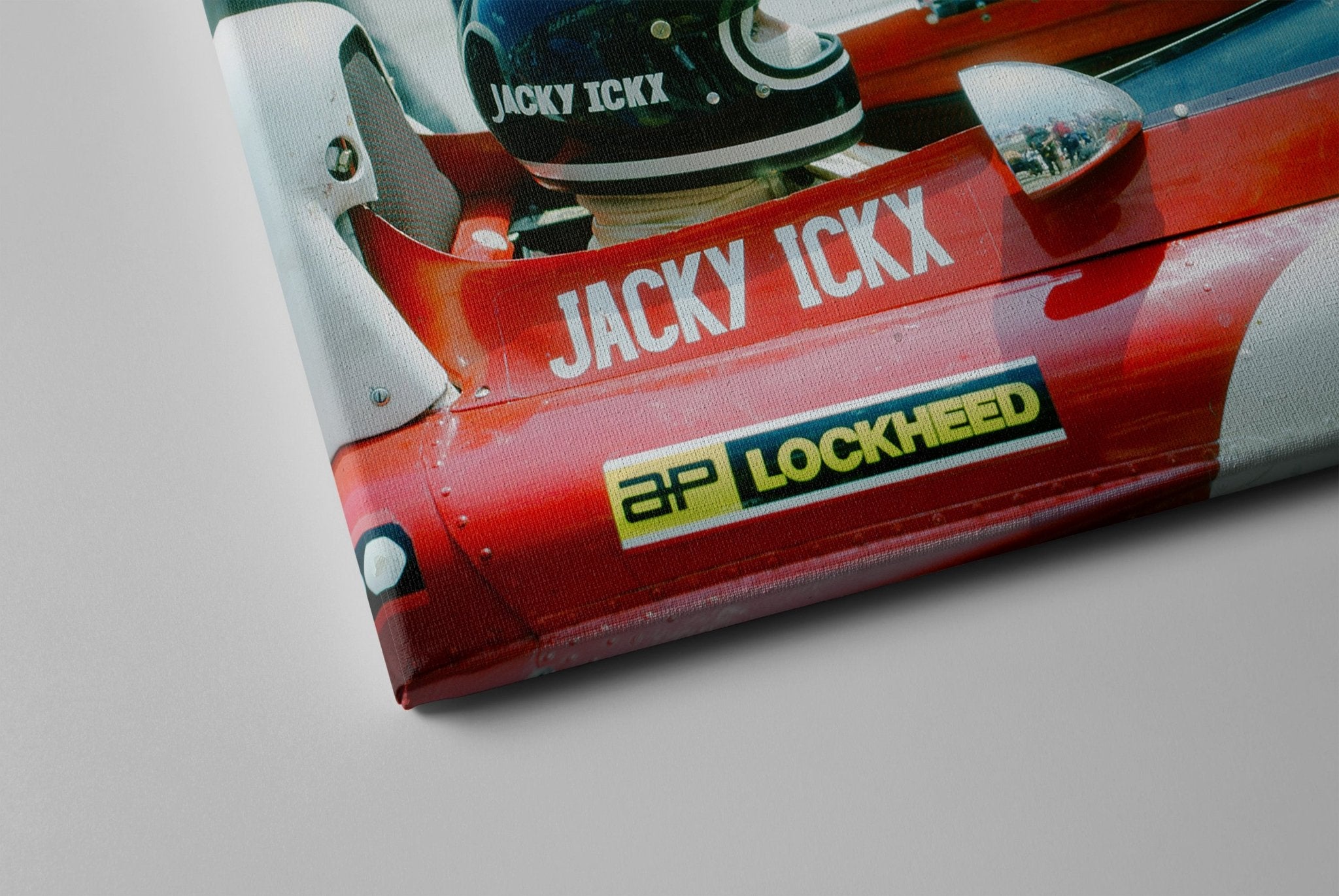 Jacky Ickx at Nürburgring - canvas - Transit Art