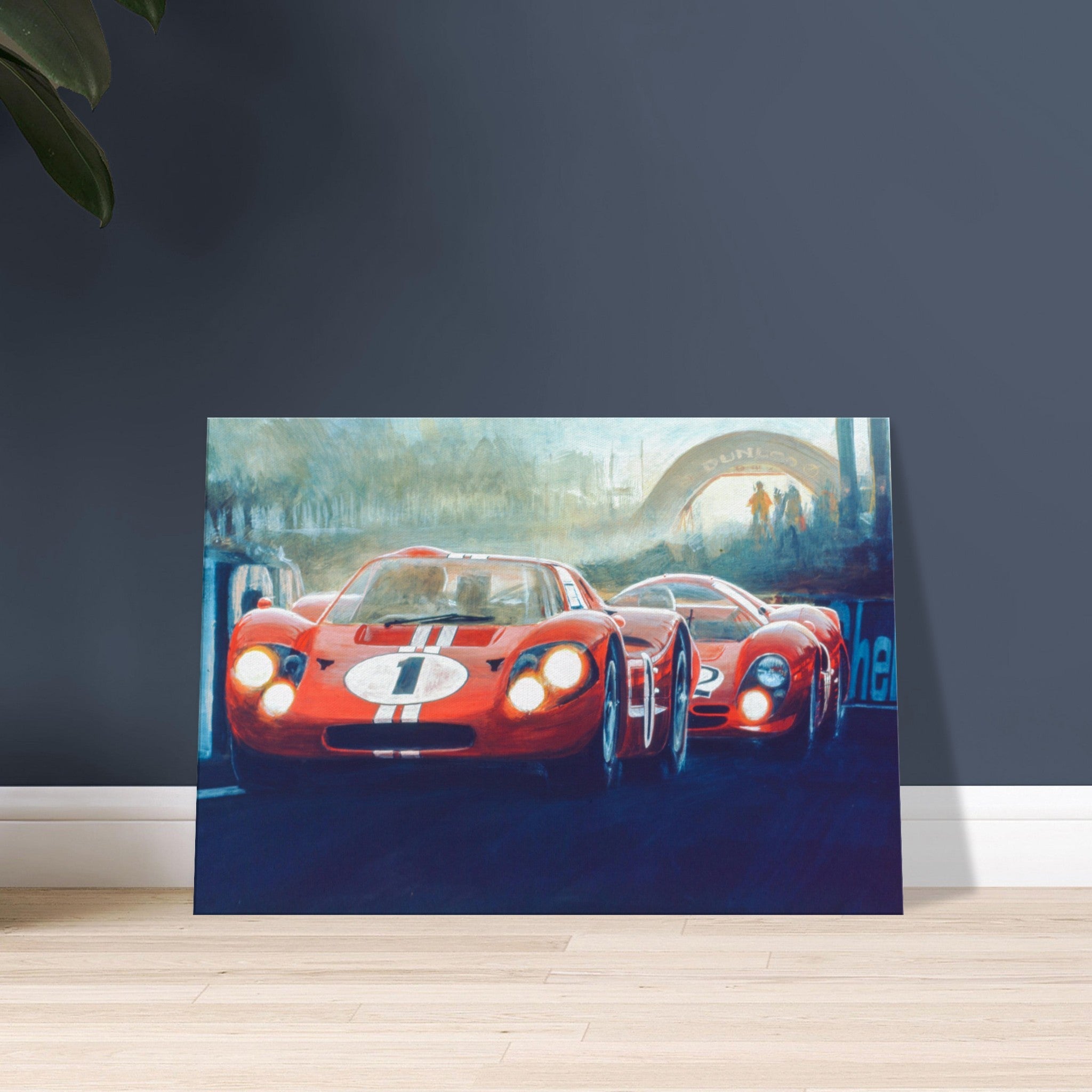 LeMans dawn duel - canvas - Transit Art