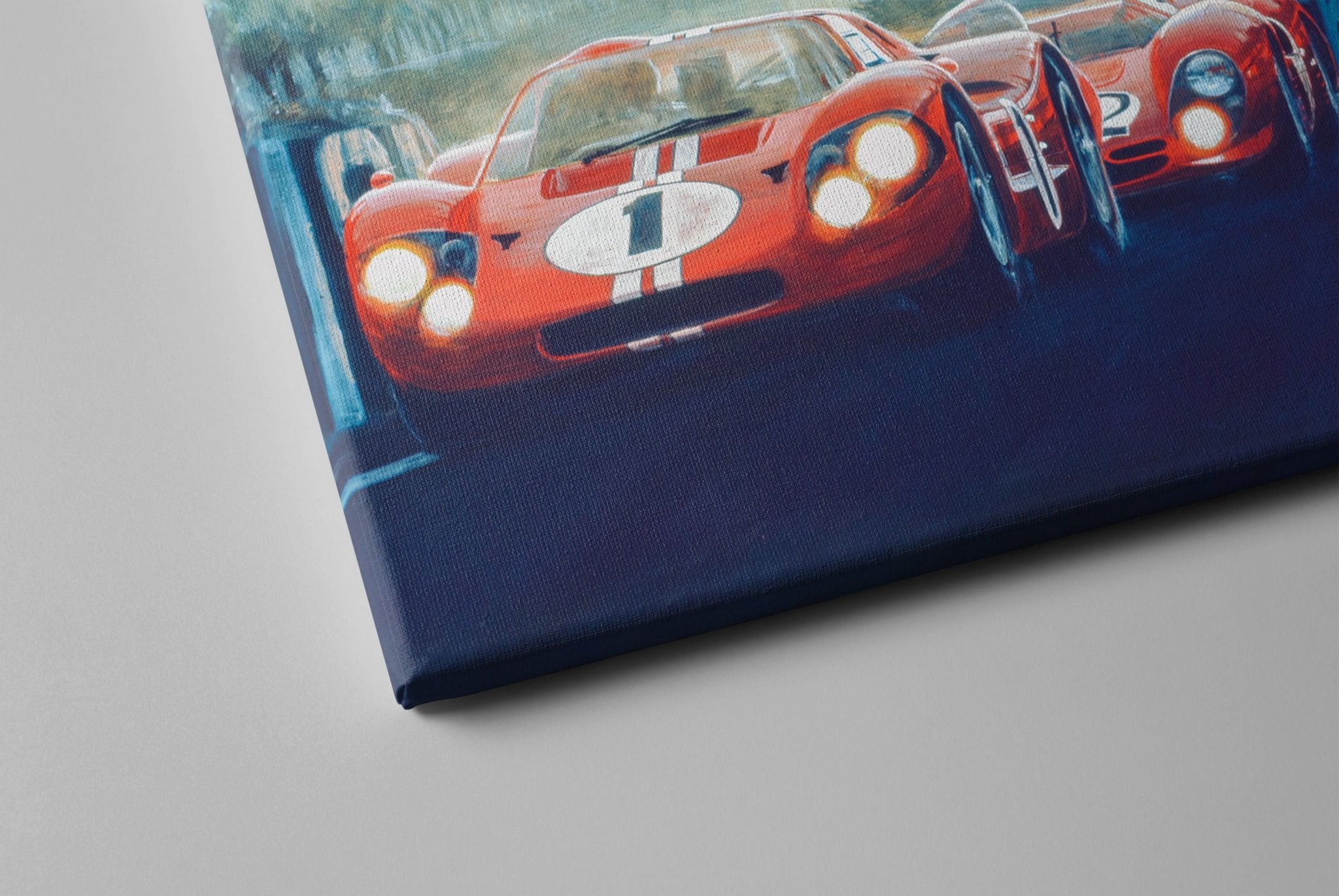 LeMans dawn duel - canvas - Transit Art