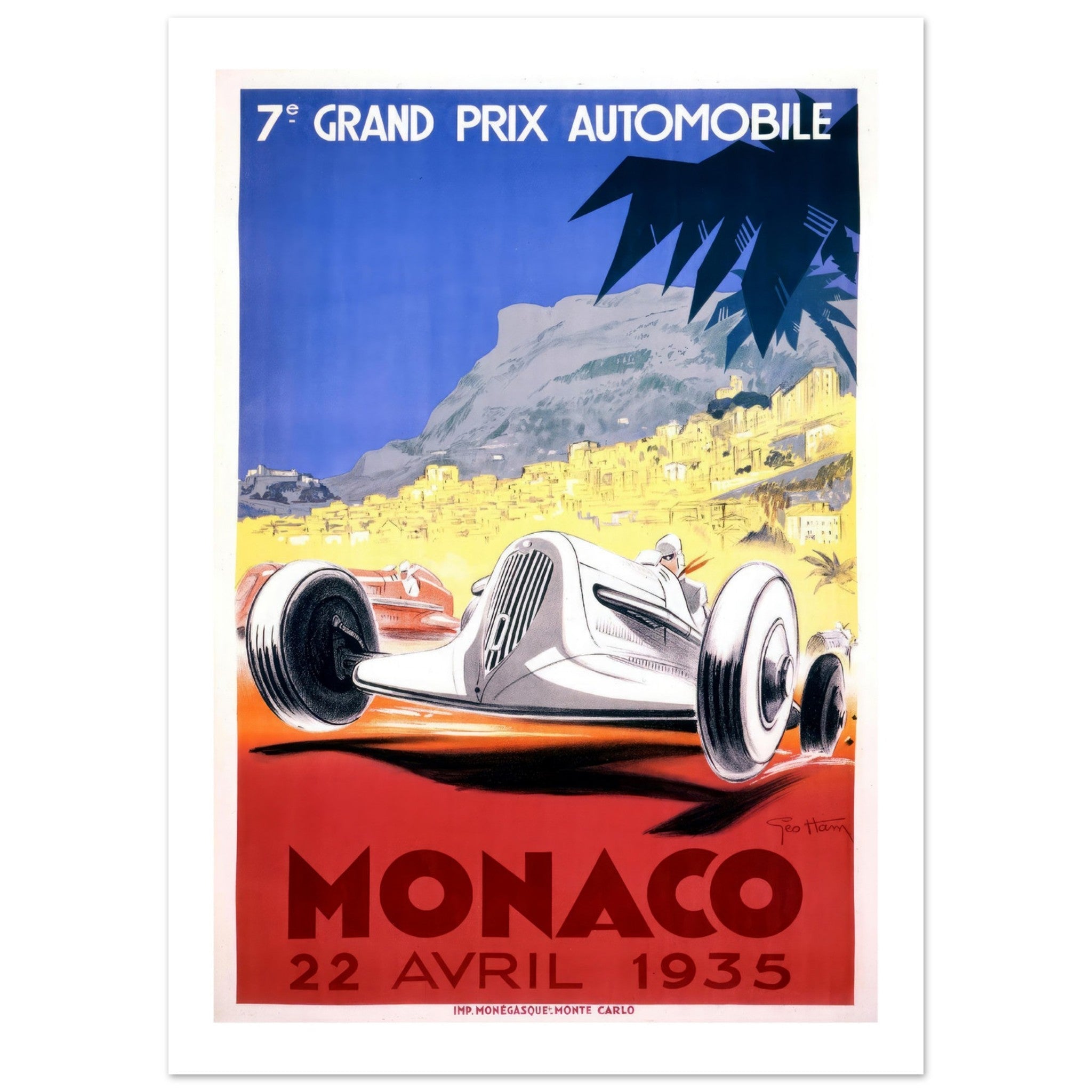 Monaco Grand Prix 1935 - Transit Art