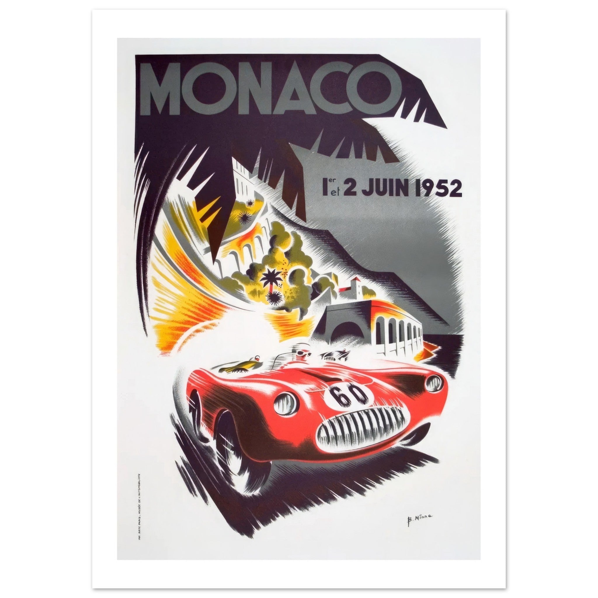 Monaco Grand Prix 1952 - Transit Art