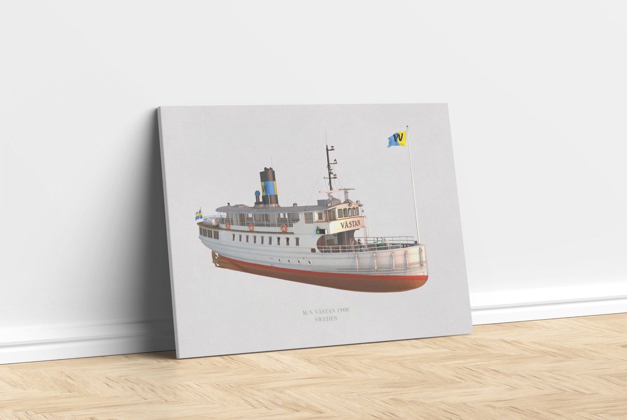 M/S Västan - canvas - Transit Art