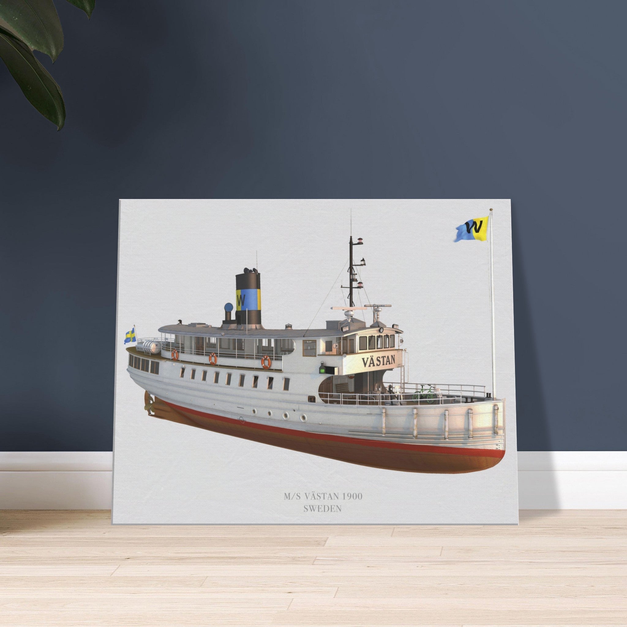 M/S Västan - canvas - Transit Art
