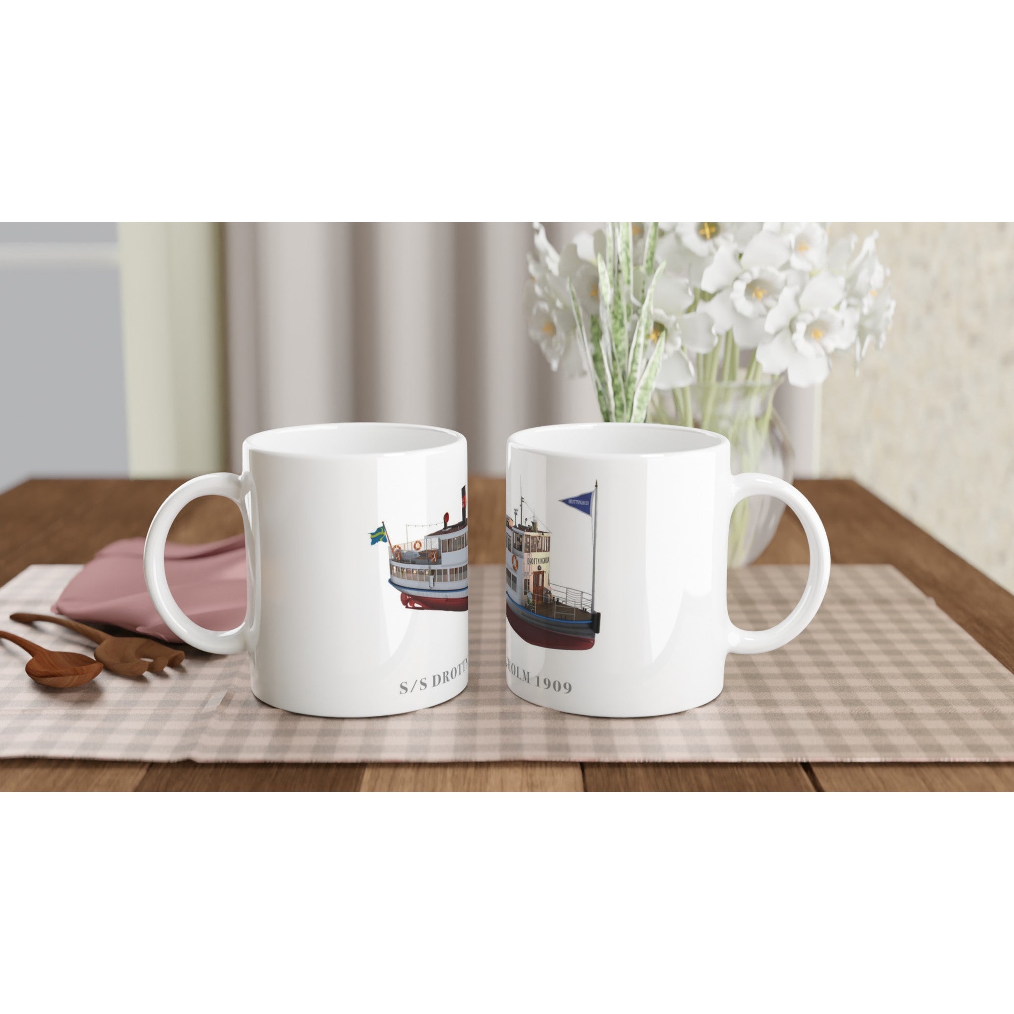 S/S Drottningholm - Mug - Transit Art