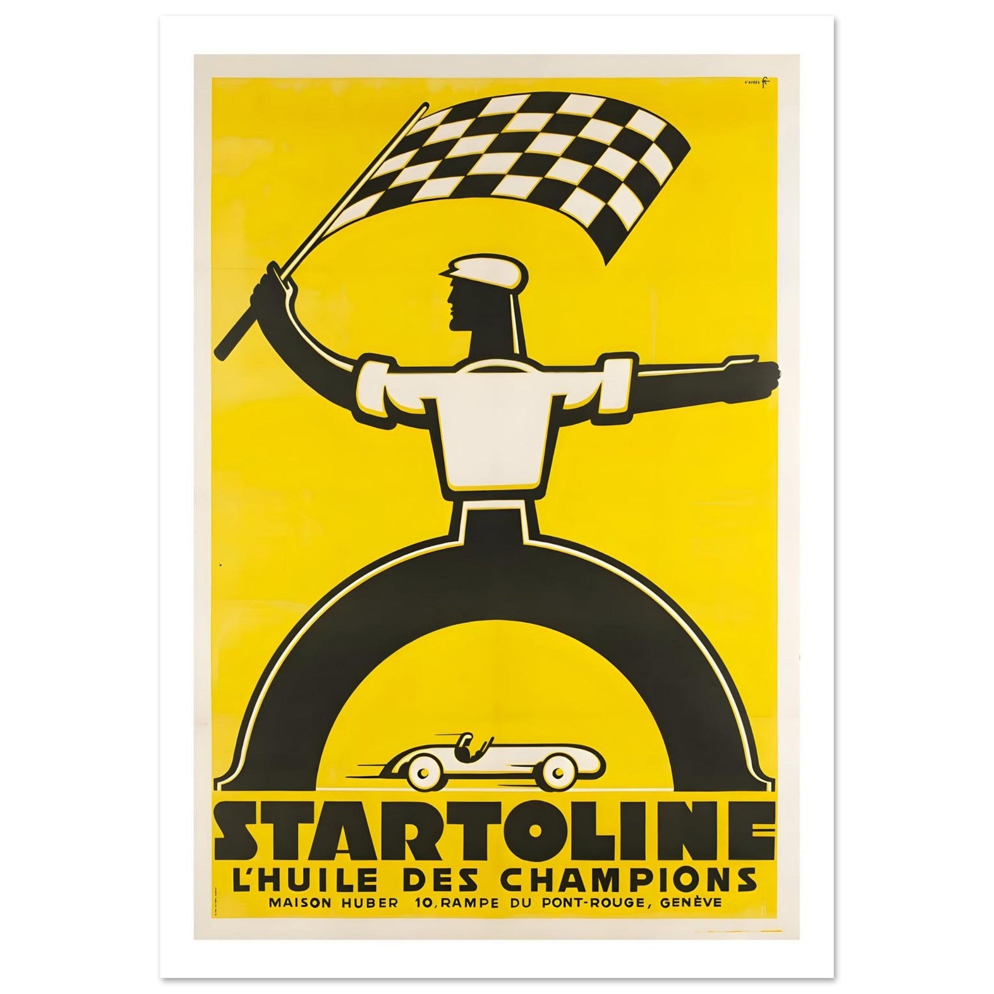 Startoline L’Huile des Champions Racing Poster - Transit Art