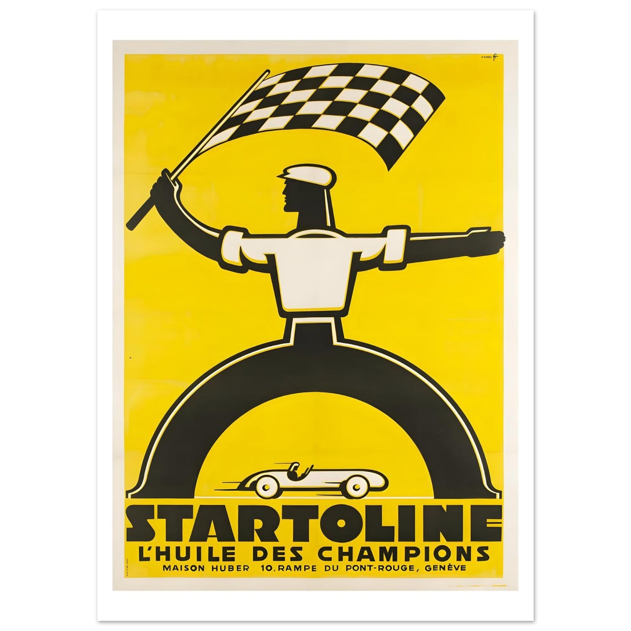 Startoline L’Huile des Champions Racing Poster - Transit Art