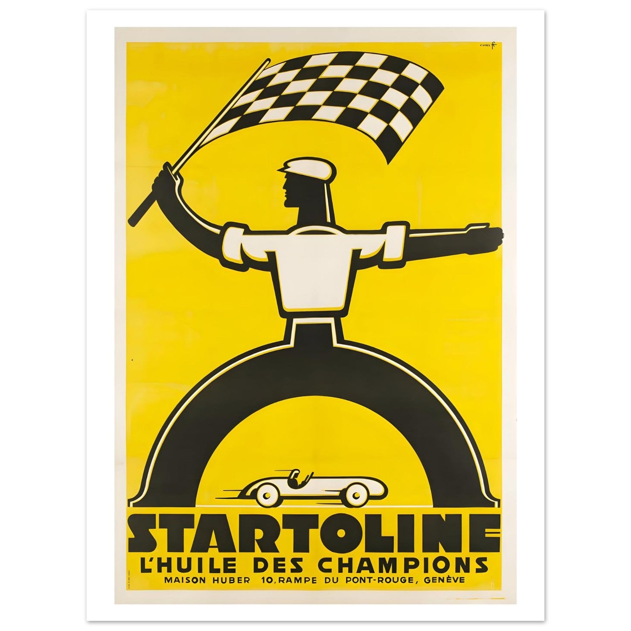 Startoline L’Huile des Champions Racing Poster - Transit Art
