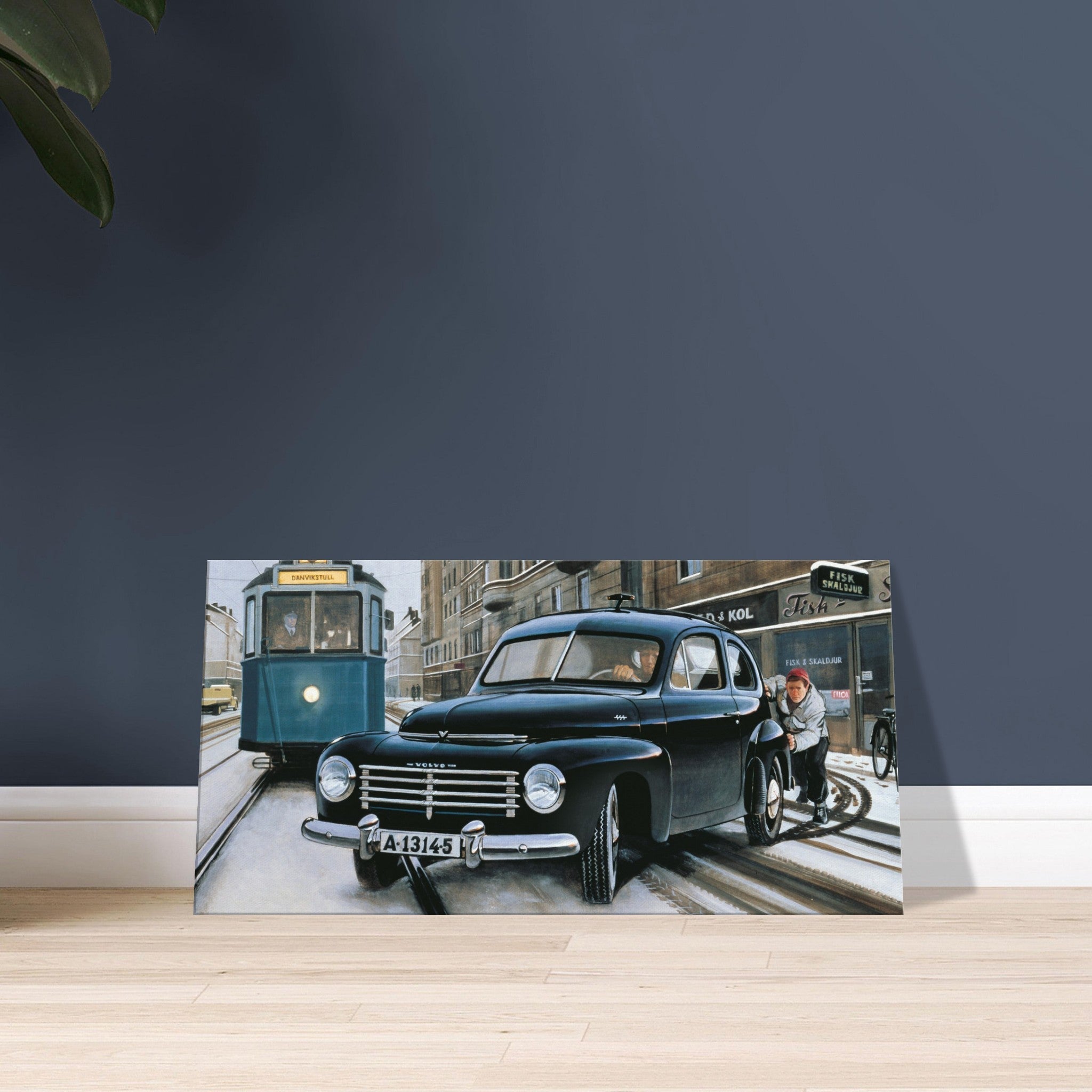 Stockholm Winter - canvas - Transit Art
