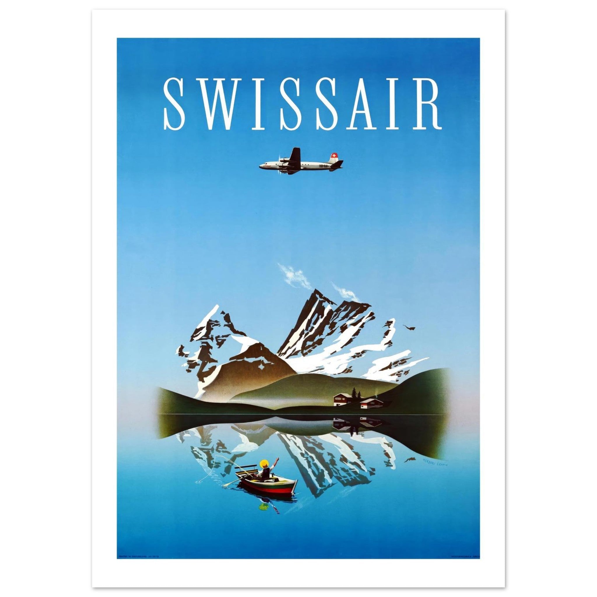 Swissair Poster - Transit Art