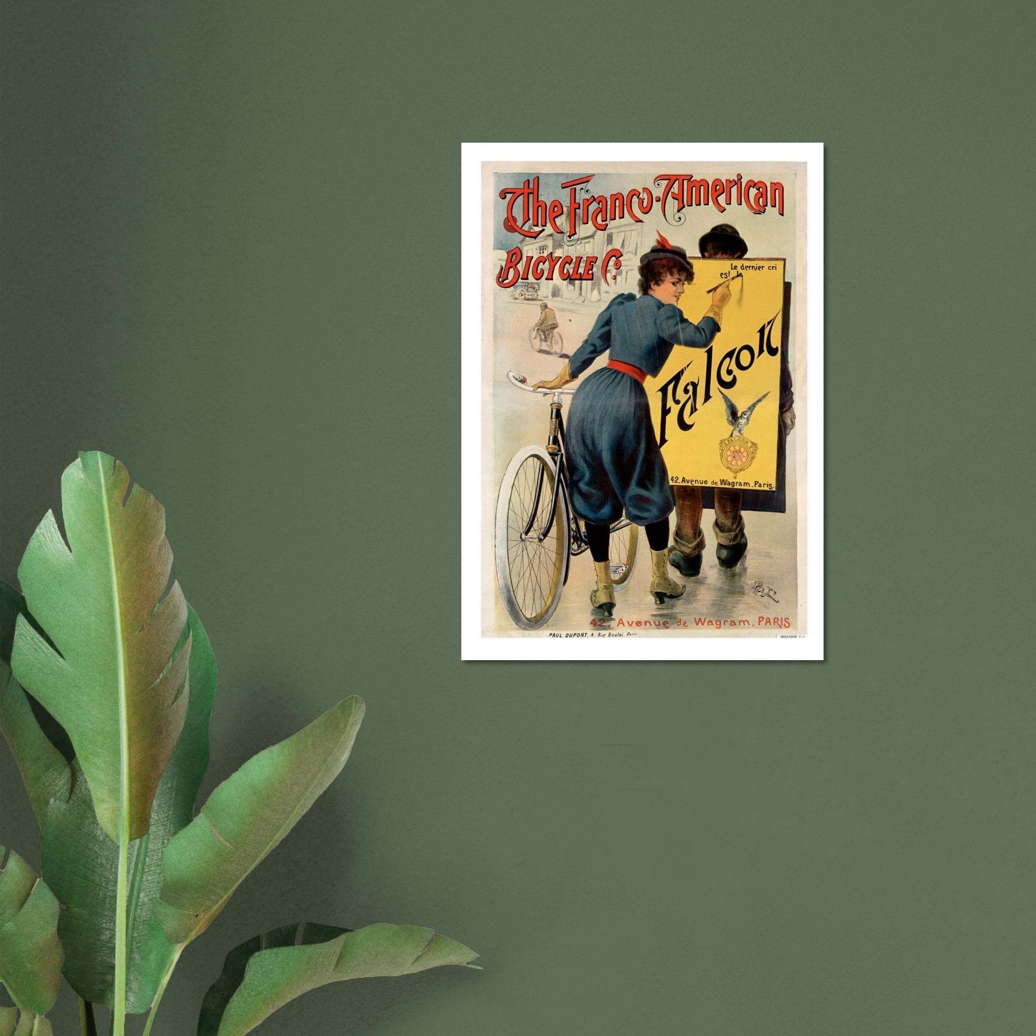 The Franco - American Bicycle Co. Poster - Transit Art