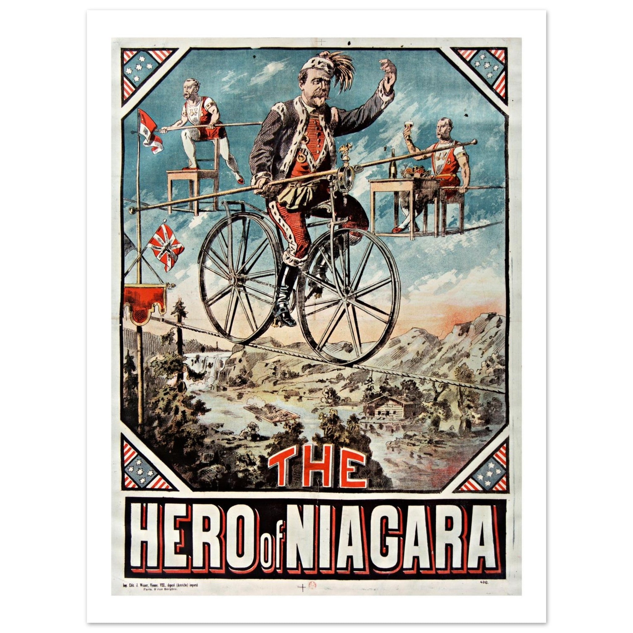The Hero of Niagara Tightrope Performance - Transit Art