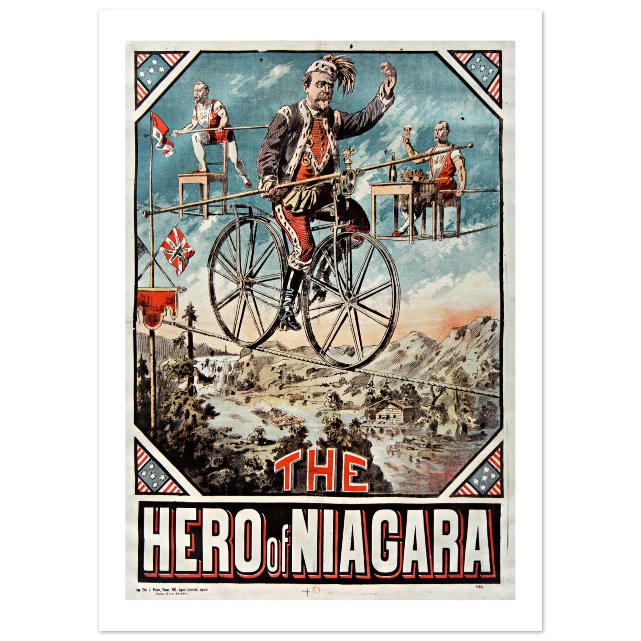 The Hero of Niagara Tightrope Performance - Transit Art