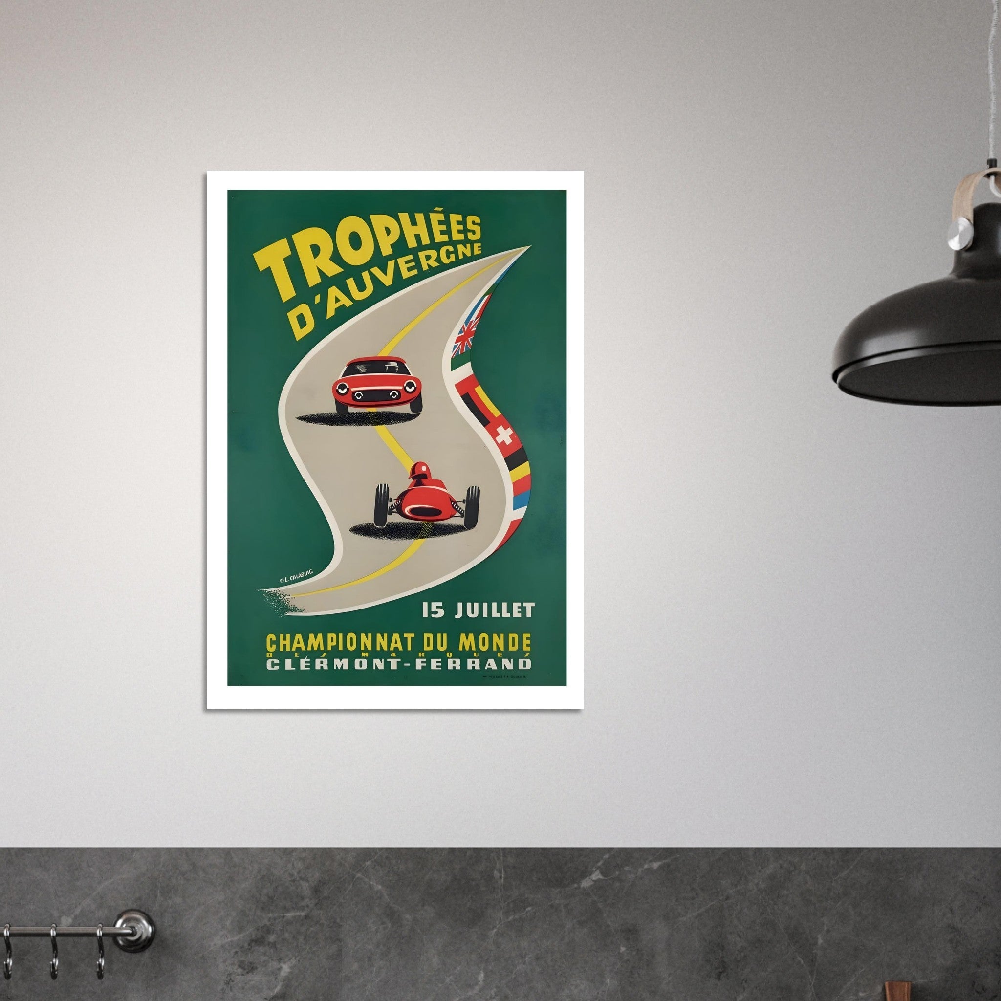 Trophées d’Auvergne Clermont - Ferrand Racing Poster - Transit Art