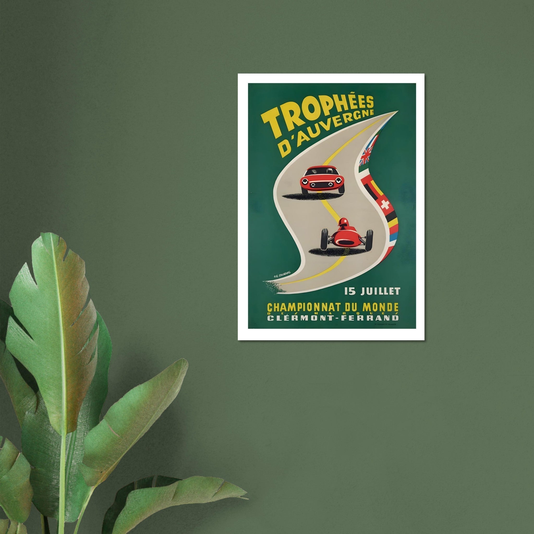Trophées d’Auvergne Clermont - Ferrand Racing Poster - Transit Art