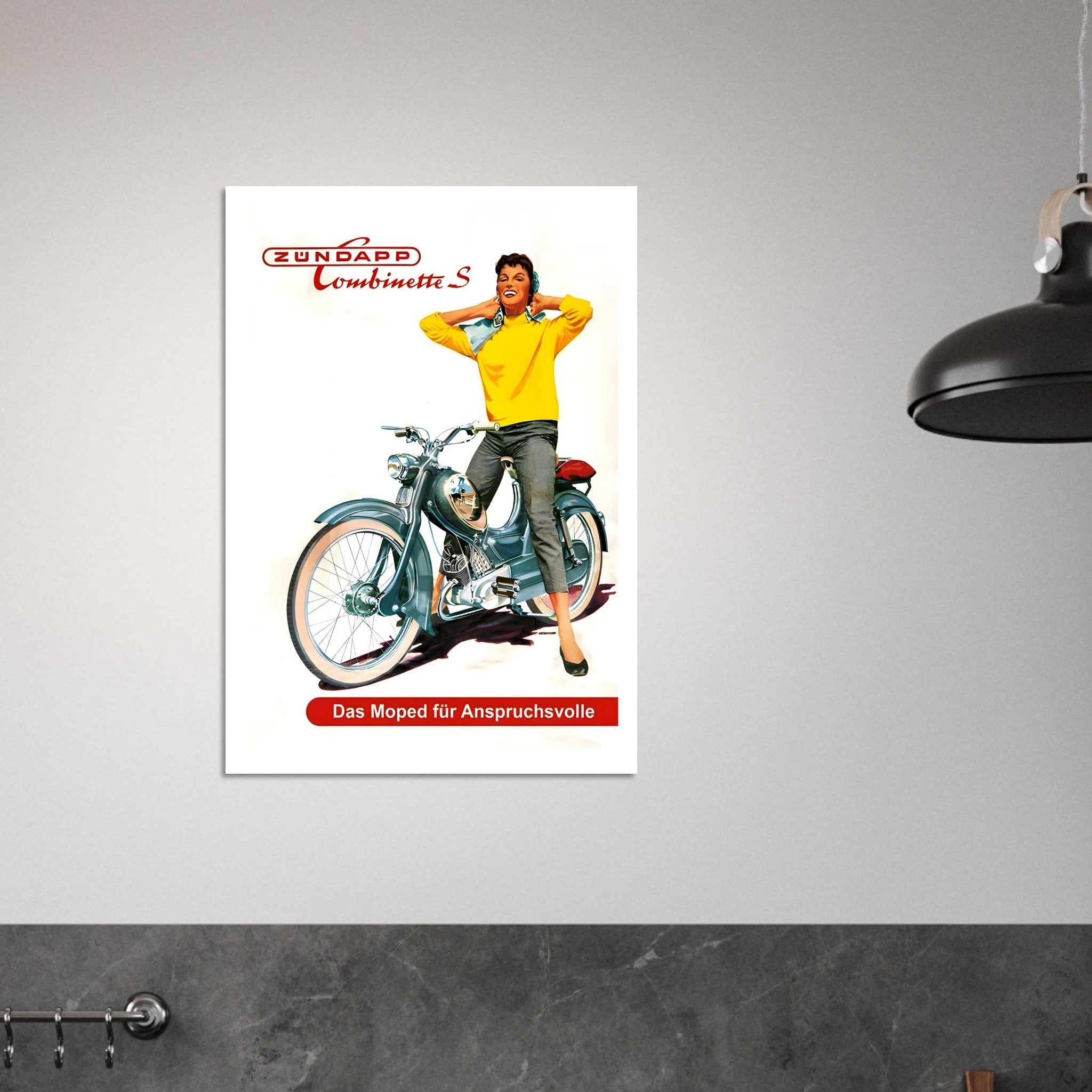Vintage Zündapp Combimette S Poster - Transit Art