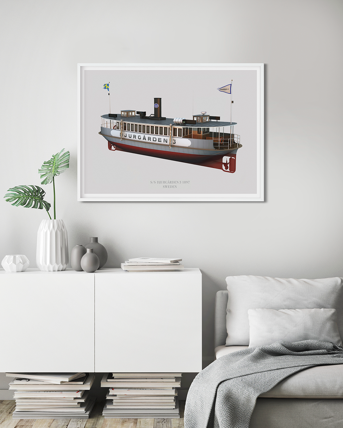 A Swedish vessel from 1897, still in service in the Swedish archipelago.