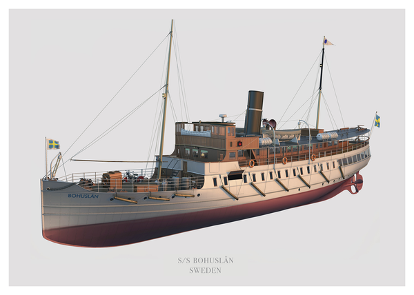 S/S Bohuslän. A Swedish coastal vessel from 1914, 