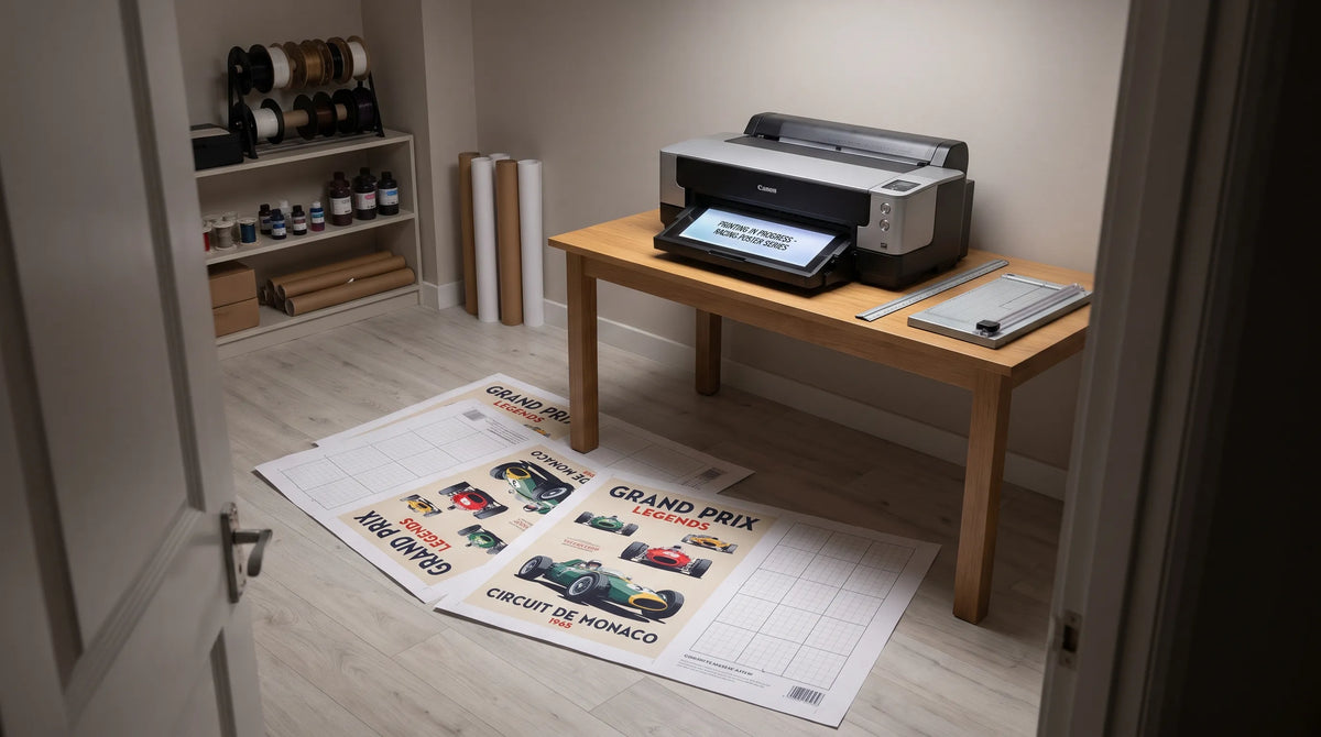 How to Print Posters at Home for a Trial Wall Layout