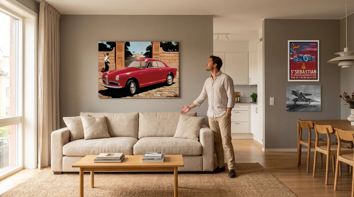 Wall Art Prints to Anchor an Open-Plan Living Space