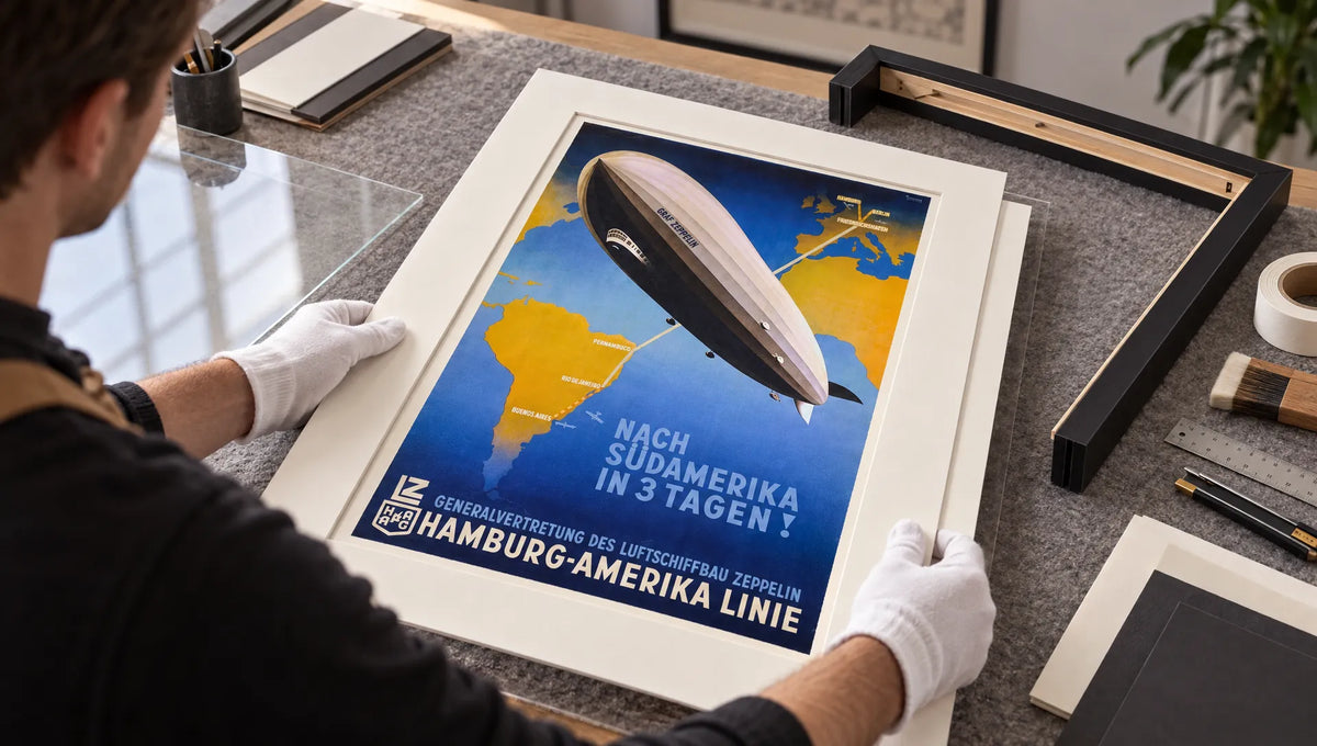 Choosing Framed Prints for a Vintage Aviation Theme