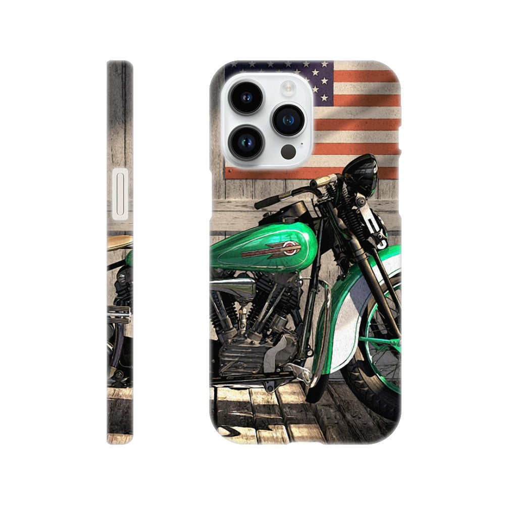 Harley under flagg - Mobilt omslag