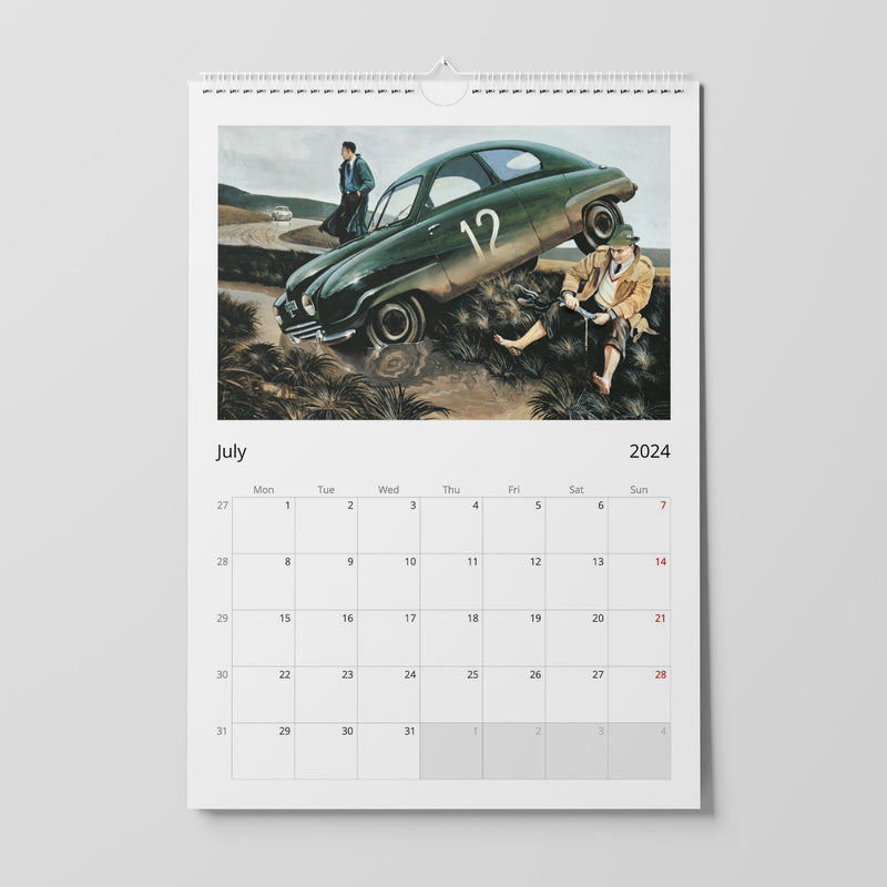 Auto art calendar 2024