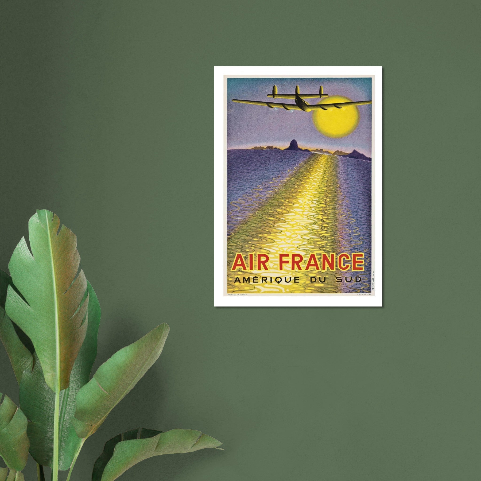Air France: Amérique du Sud Vintage Travel Poster (Percival) - Transit Art