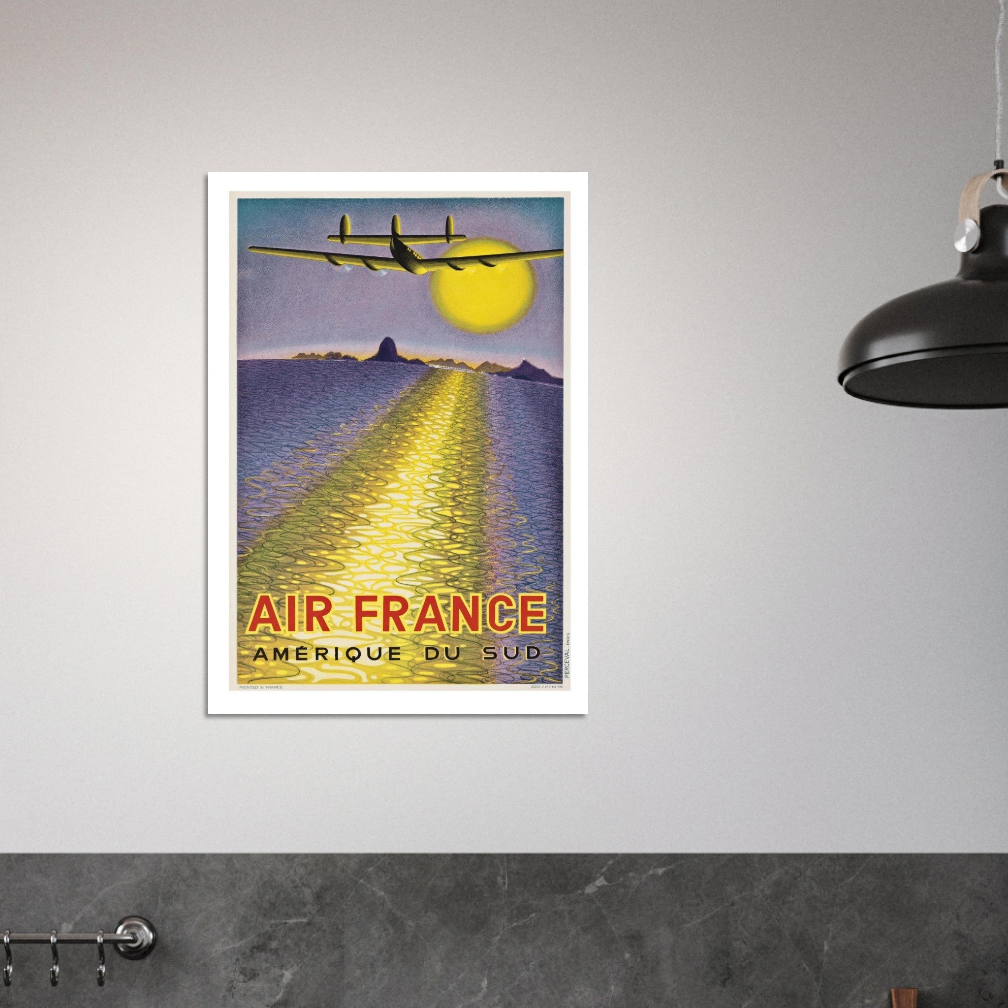 Air France: Amérique du Sud Vintage Travel Poster (Percival) - Transit Art